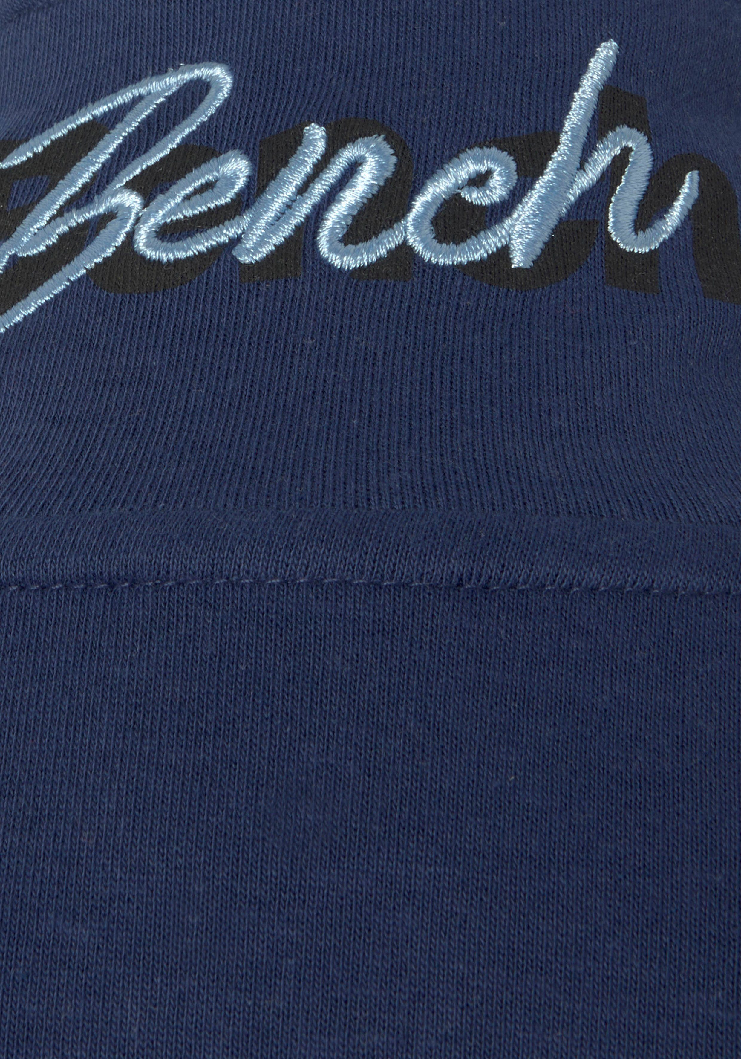 Bench. Loungewear Sweatvest met geborduurd staande kraag, loungepak (1-delig)