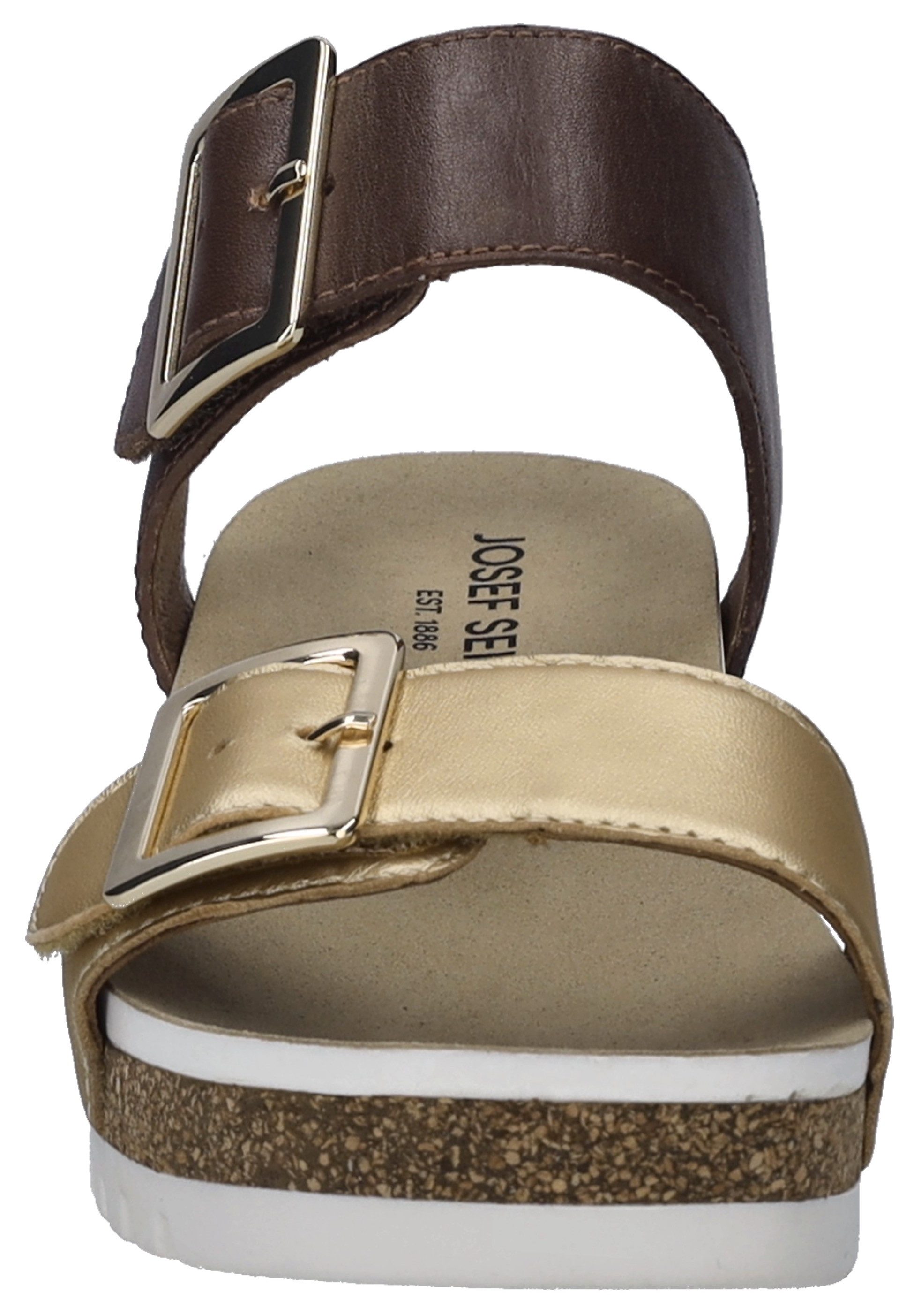 Josef Seibel Sandalen Quinn 02 , plateausandaal, sleehaksandaal, klittenbandschoen met gespen