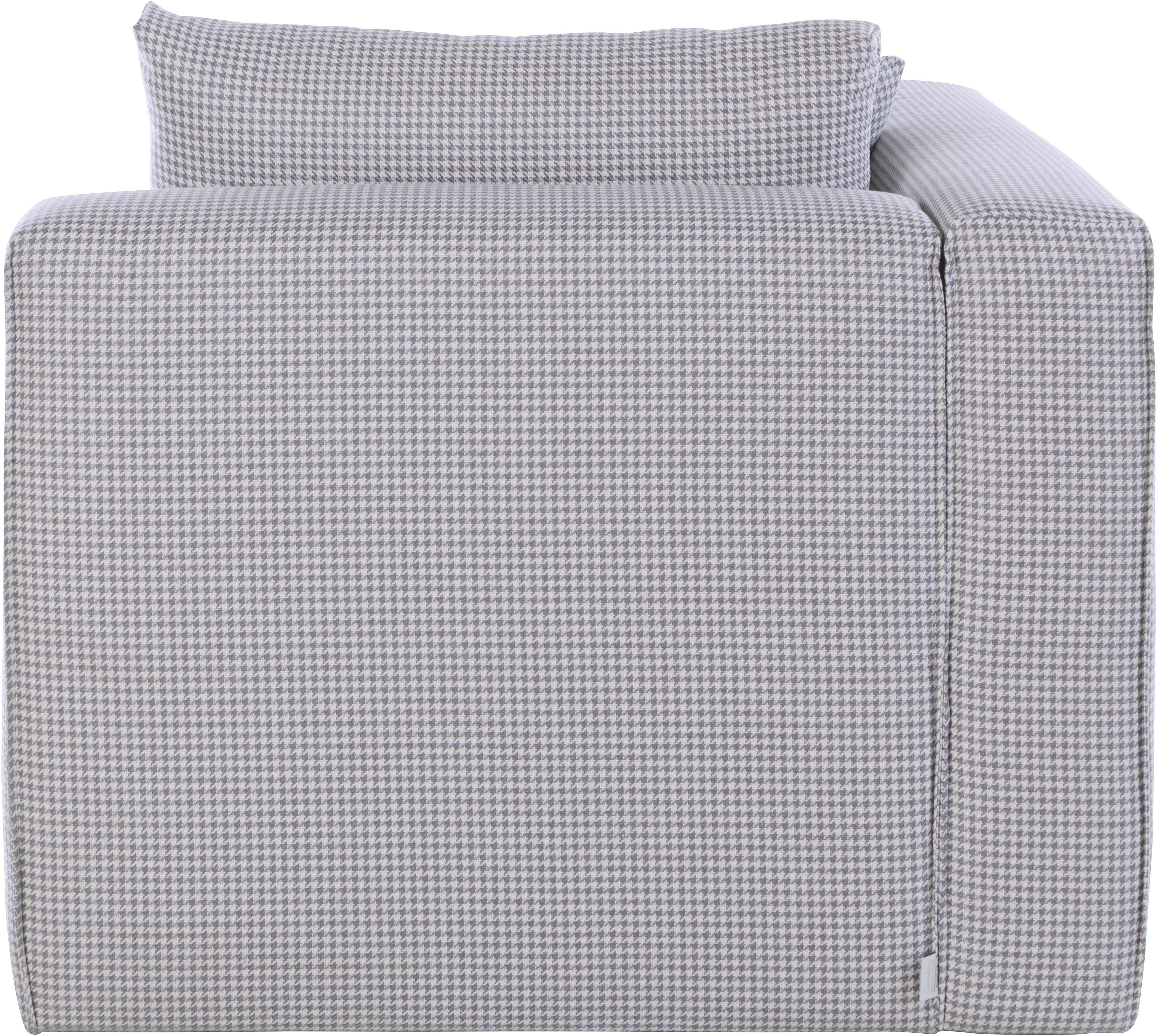 Guido Maria Kretschmer Home&Living Ottomane Comfine Modulaire ottomane om zelf samen te stellen, in 3 bekledingvarianten