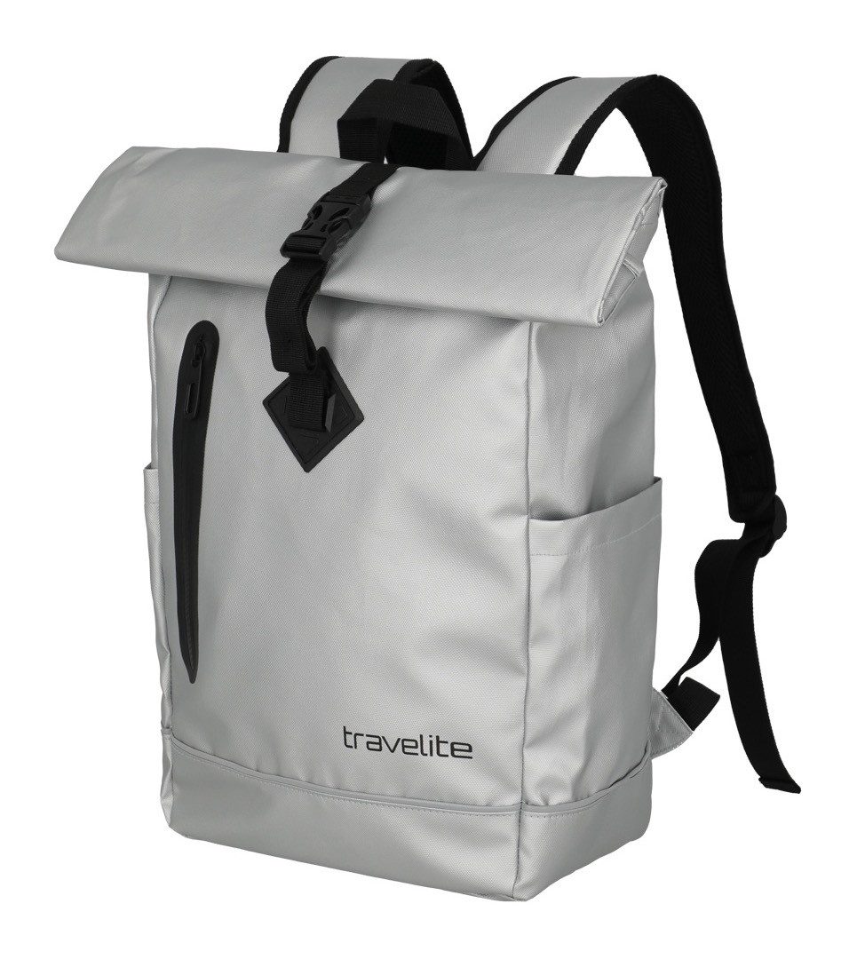 travelite Vrijetijdsrugzak BASICS roll-up rugzak zeil Wandelrugzak Reisrugzak Streetpack Werkrugzak