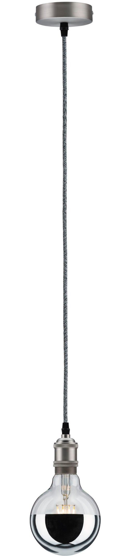 Paulmann Hanglamp Neordic Eldar max. 1x60W Geborsteld nikkel 230V Metaal (1 stuk)