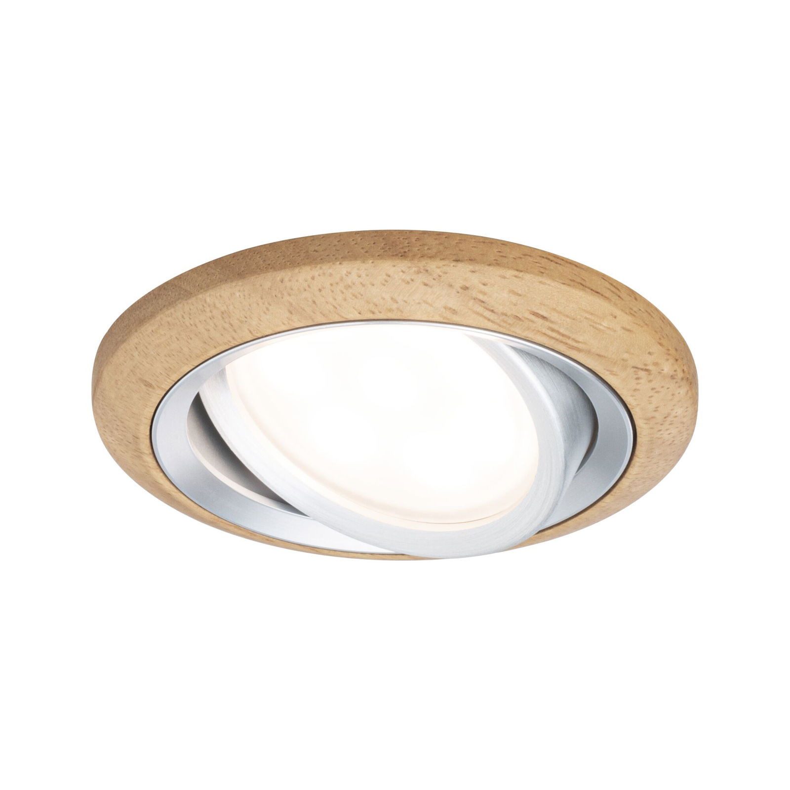 Paulmann Ledinbouwlamp LED inbouwlamp Lanati enkelspot 6W 470lm 230V 2700K (1 stuk)