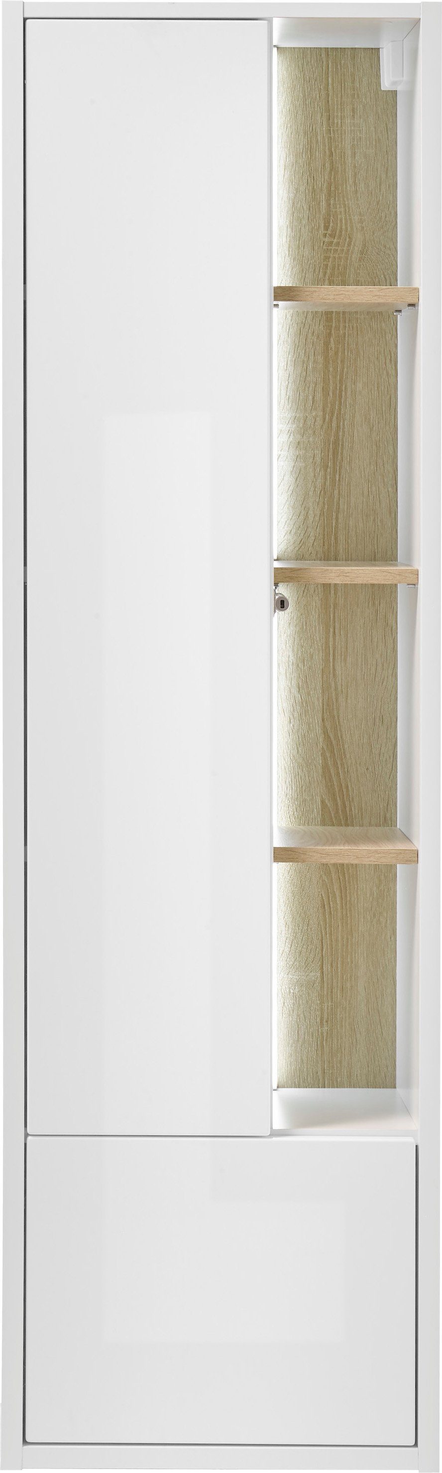 Places of Style Badkamerserie Studio Line, bad in modern ontwerp, 3-delig badkamer Kast, onderkast en spiegel, in twee kleuren beschikbaar, opbergruimte (3-delig)