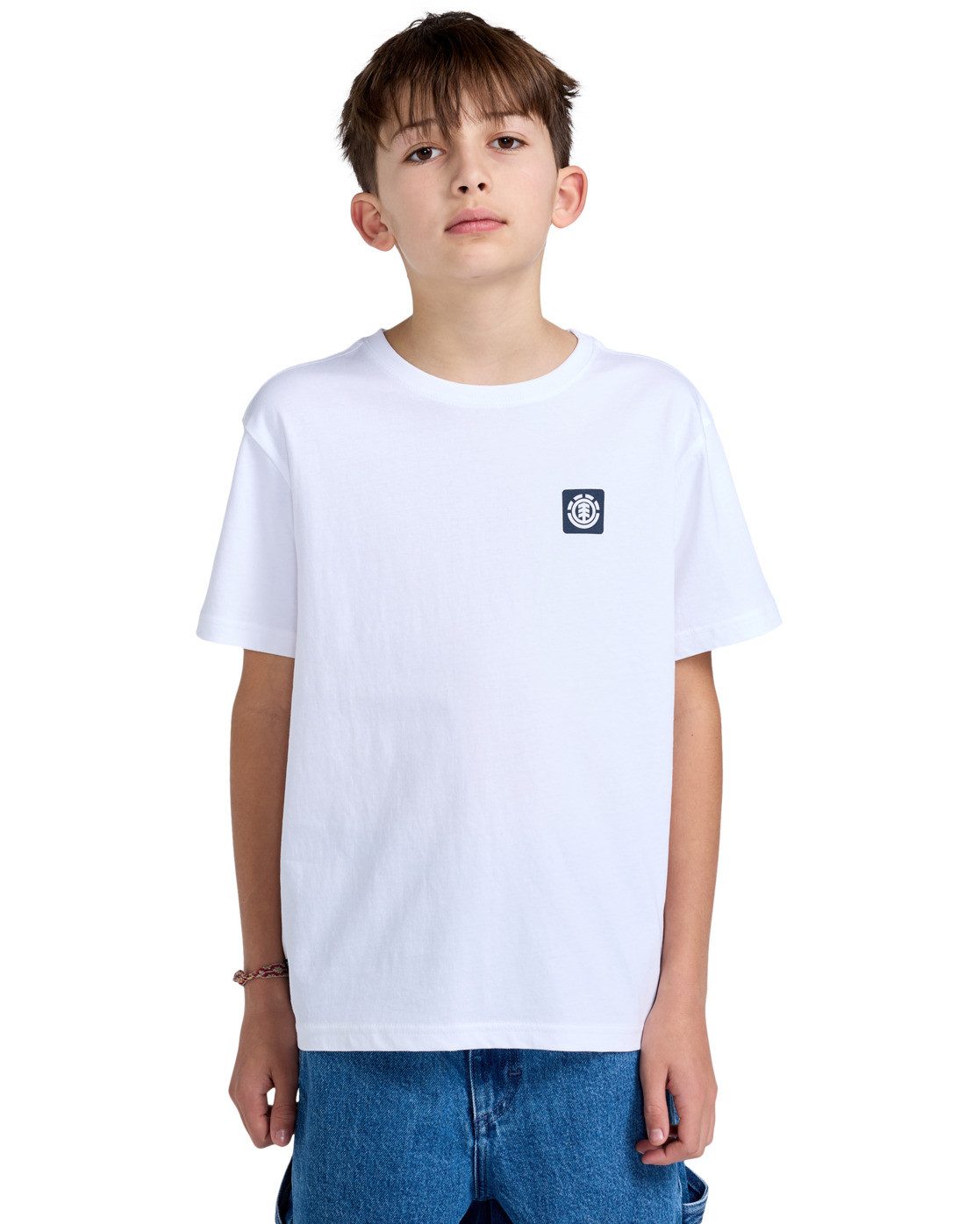 Element Shirttop Joint Texture heren shirts maat 16(165-172cm) wit