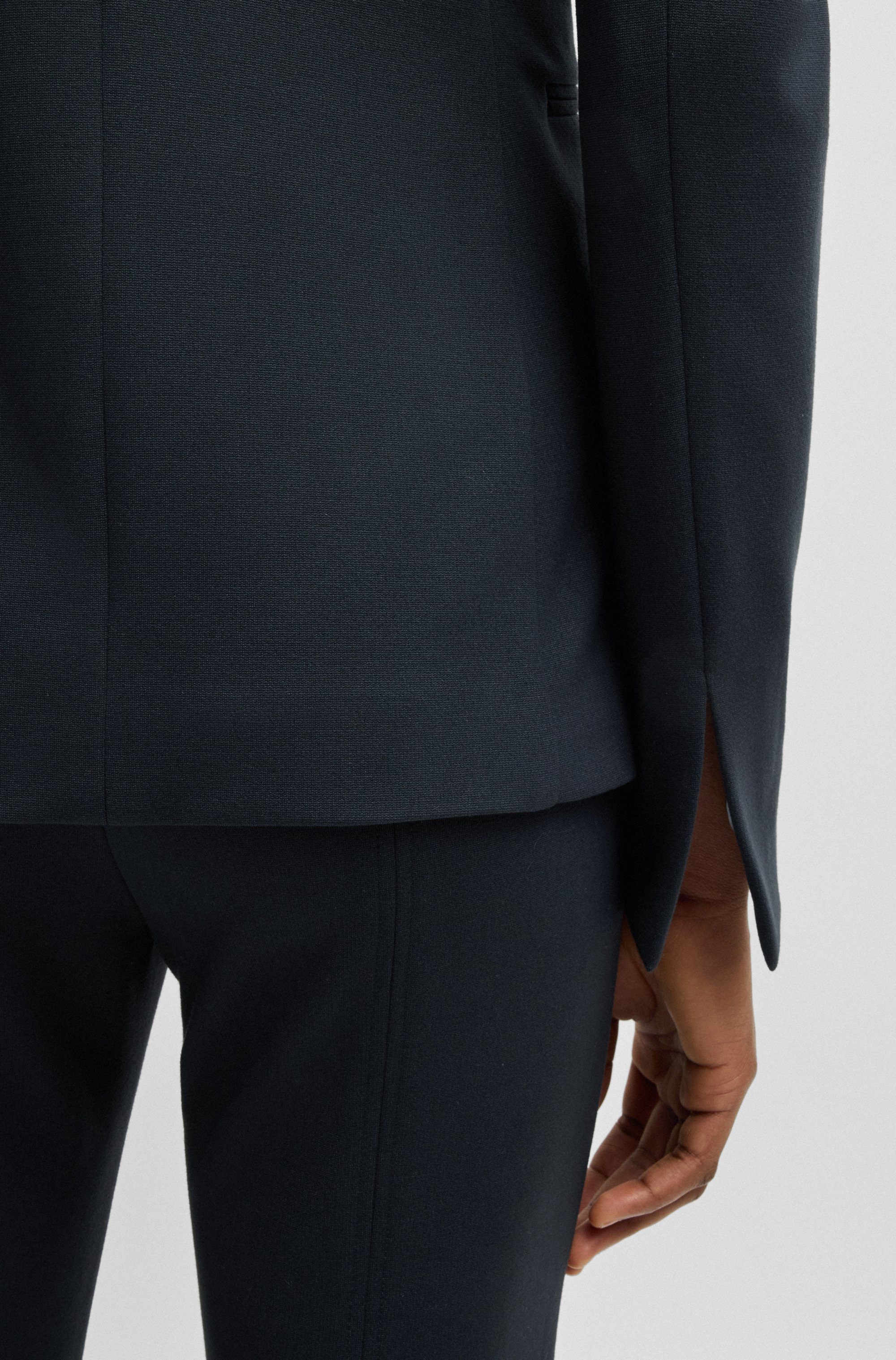 Boss Orange Lange blazer met een bindceintuur