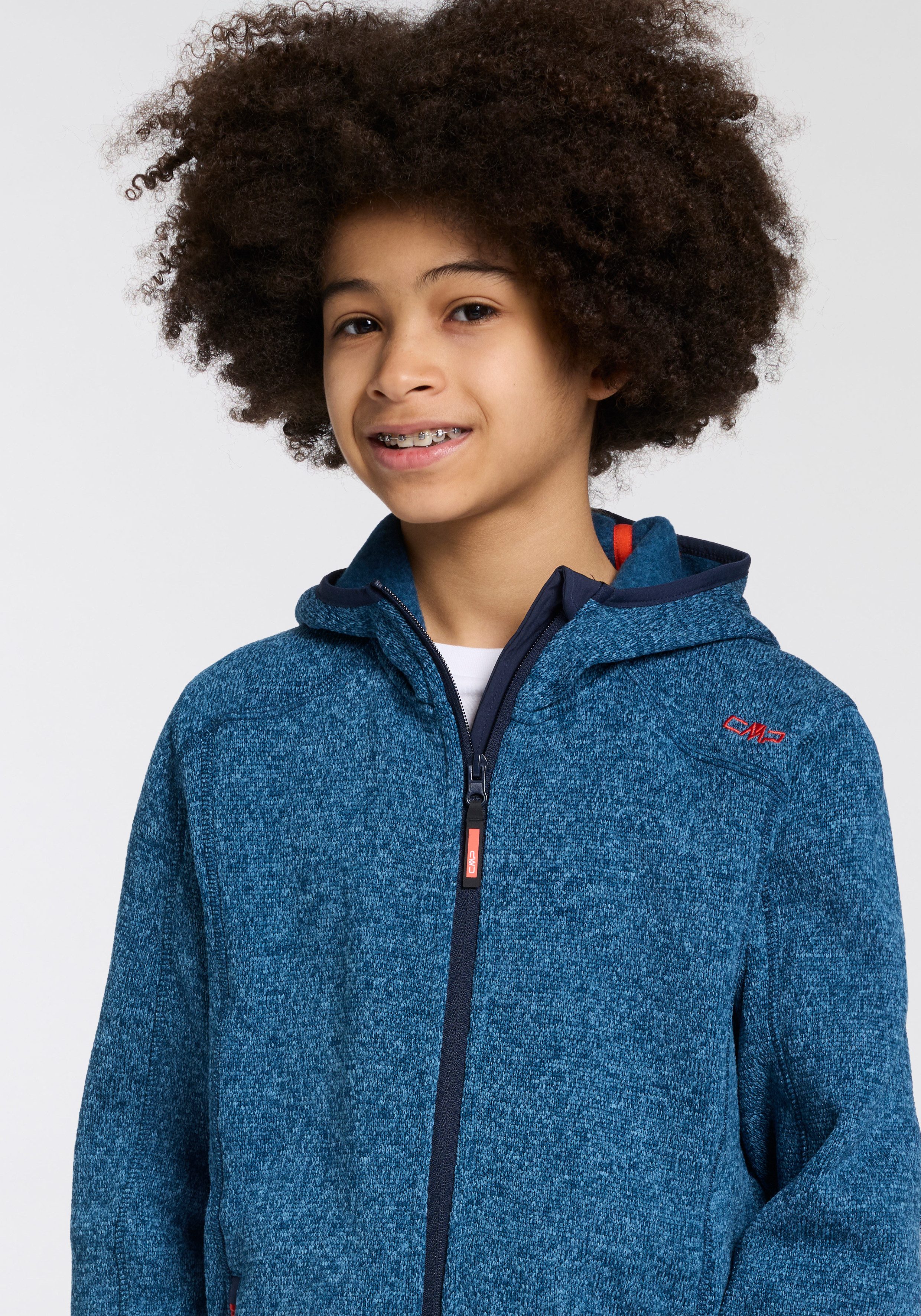 CMP Gebreid fleecejack Warmte- & ademend & snel drogend & voor kinderen (1 stuk)