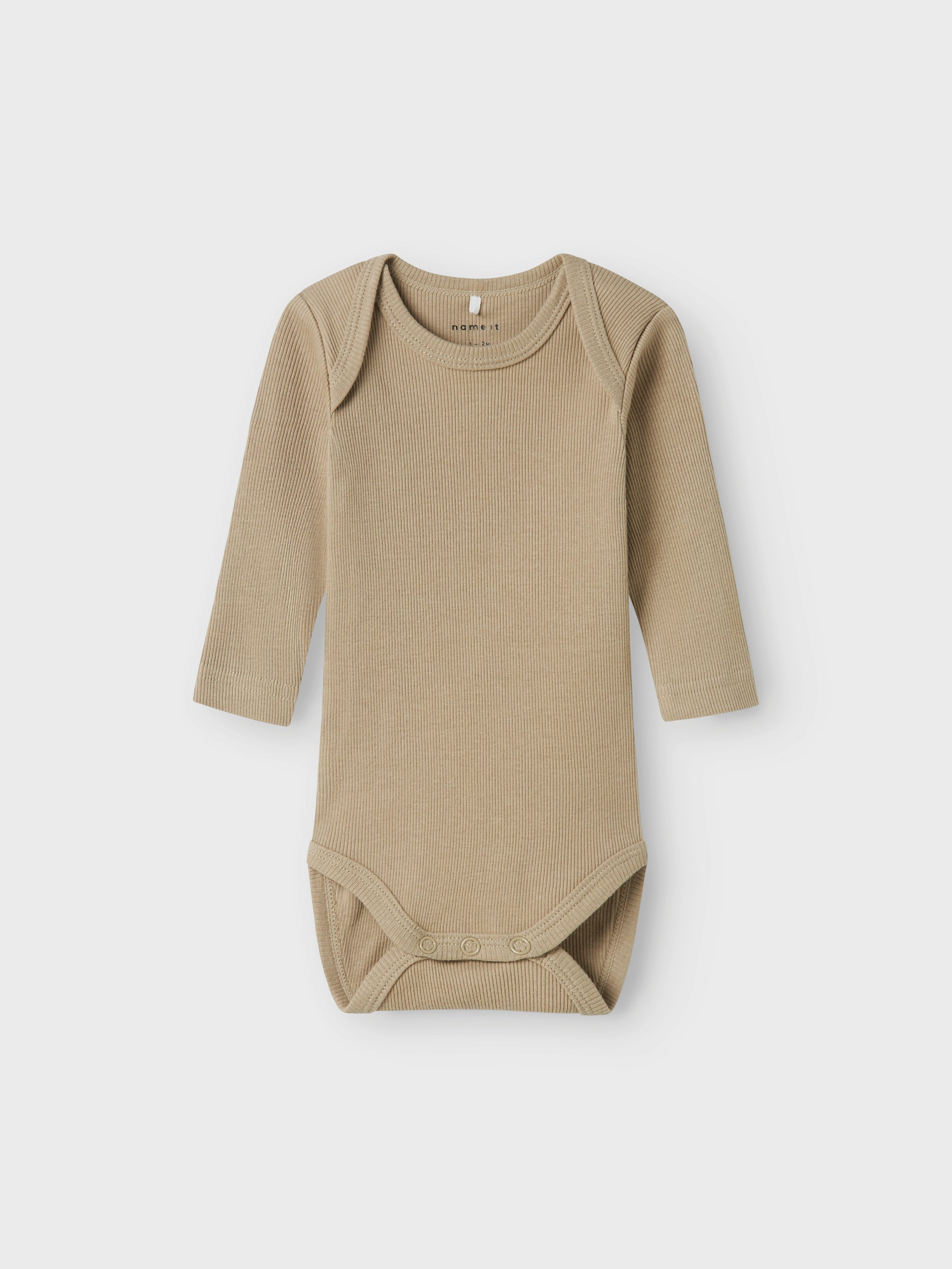 Name It Body met lange mouwen NBNBODY 5P LS SOLID RIB NOOS (set, 5-delig)