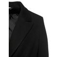 lascana lange jas klassiek design zwart