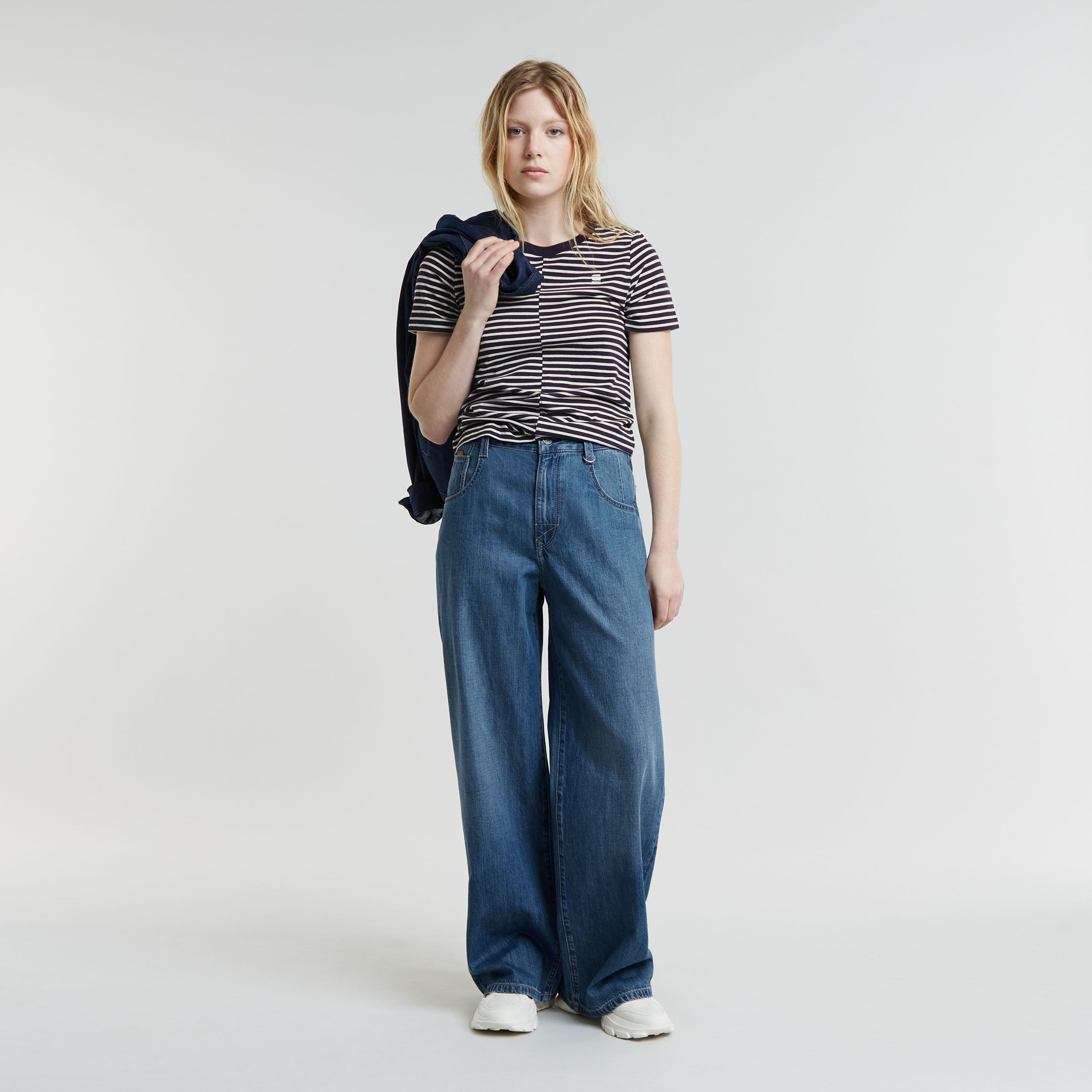 G-Star RAW T-shirt Front seam stripe r t wmn