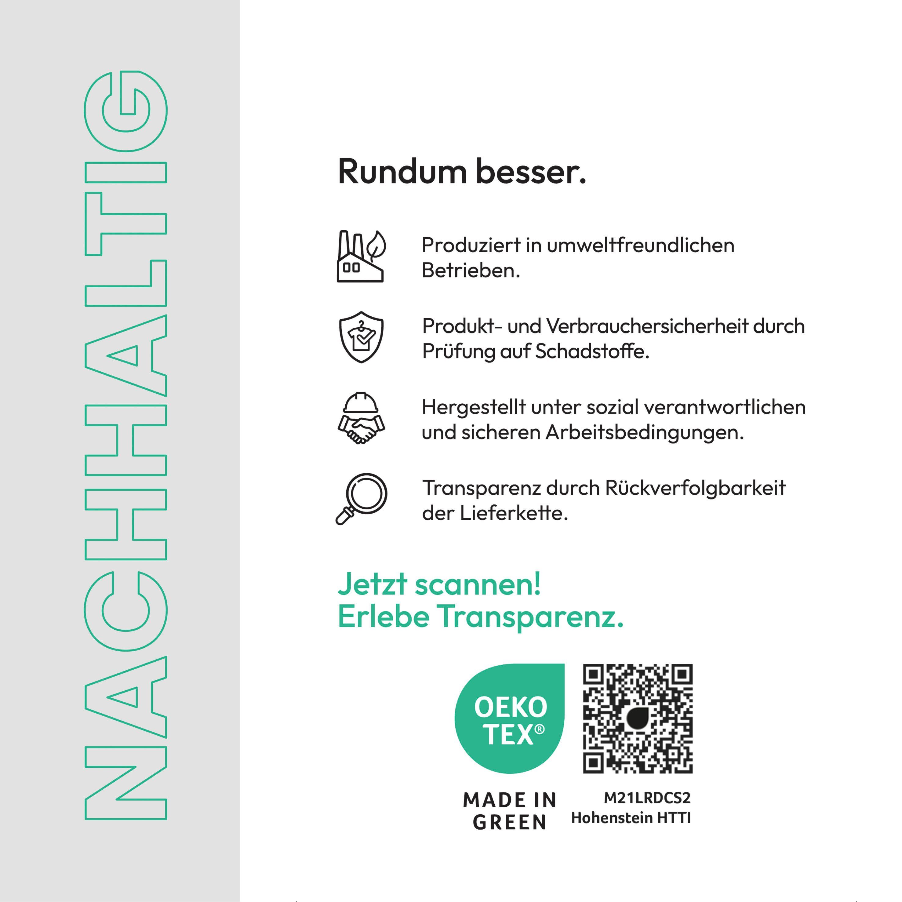 Schiesser Tweezijdig te gebruiken overtrekset Doubleface van zachte katoen met edele melange-effect (2-delig)