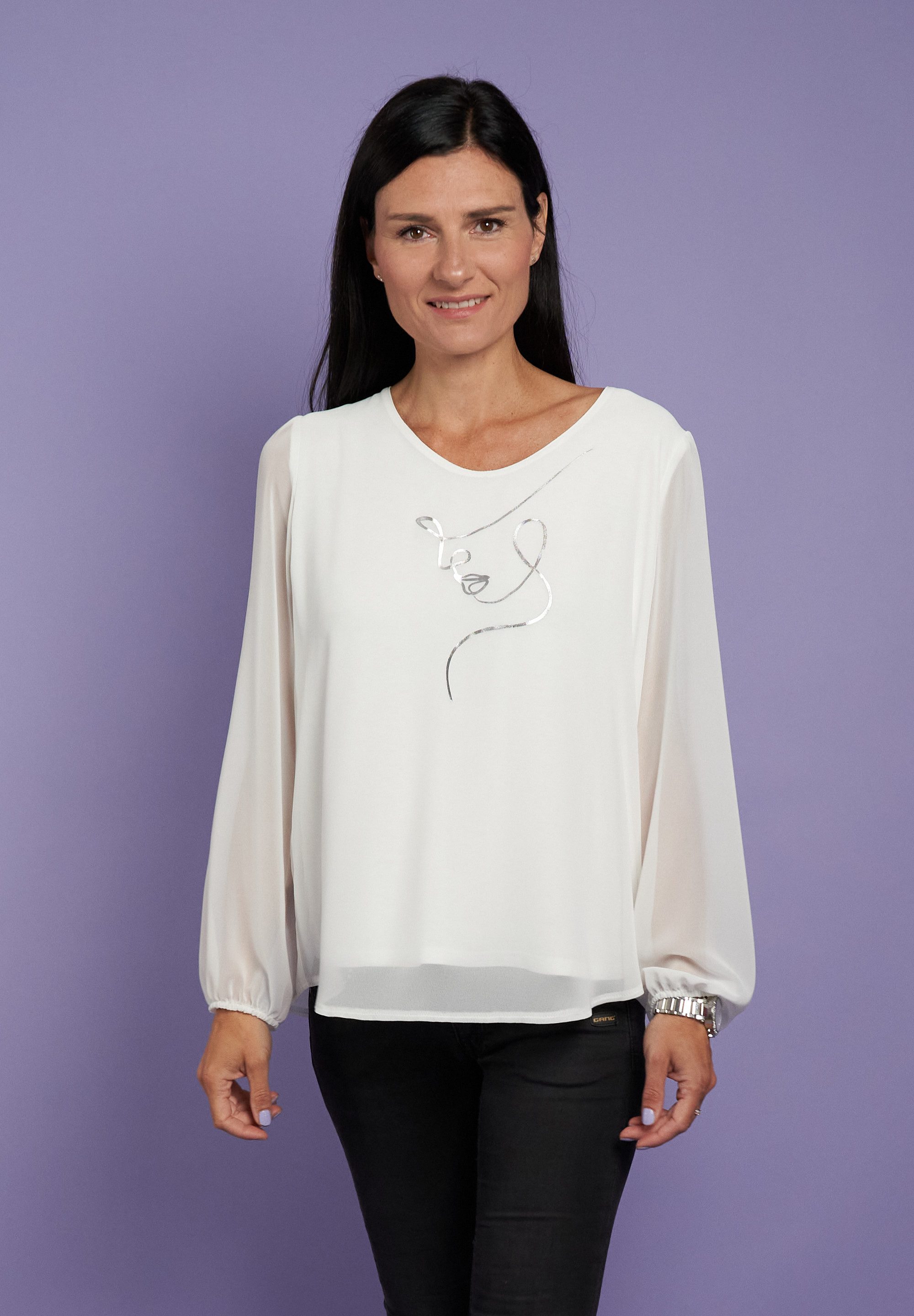 Seidel Moden Blouse met lange mouwen