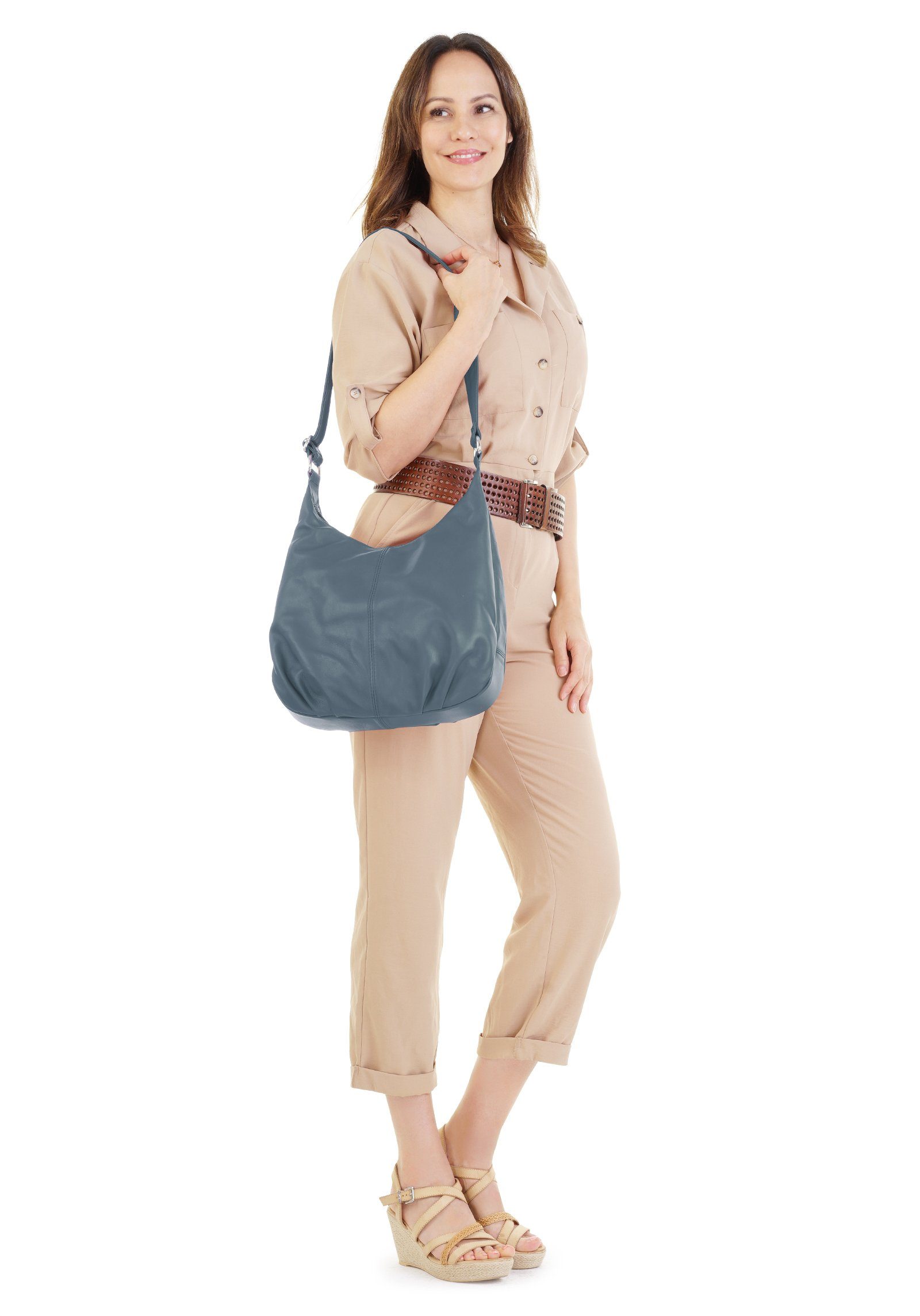 Cluty Shopper echt leer, made in italy
