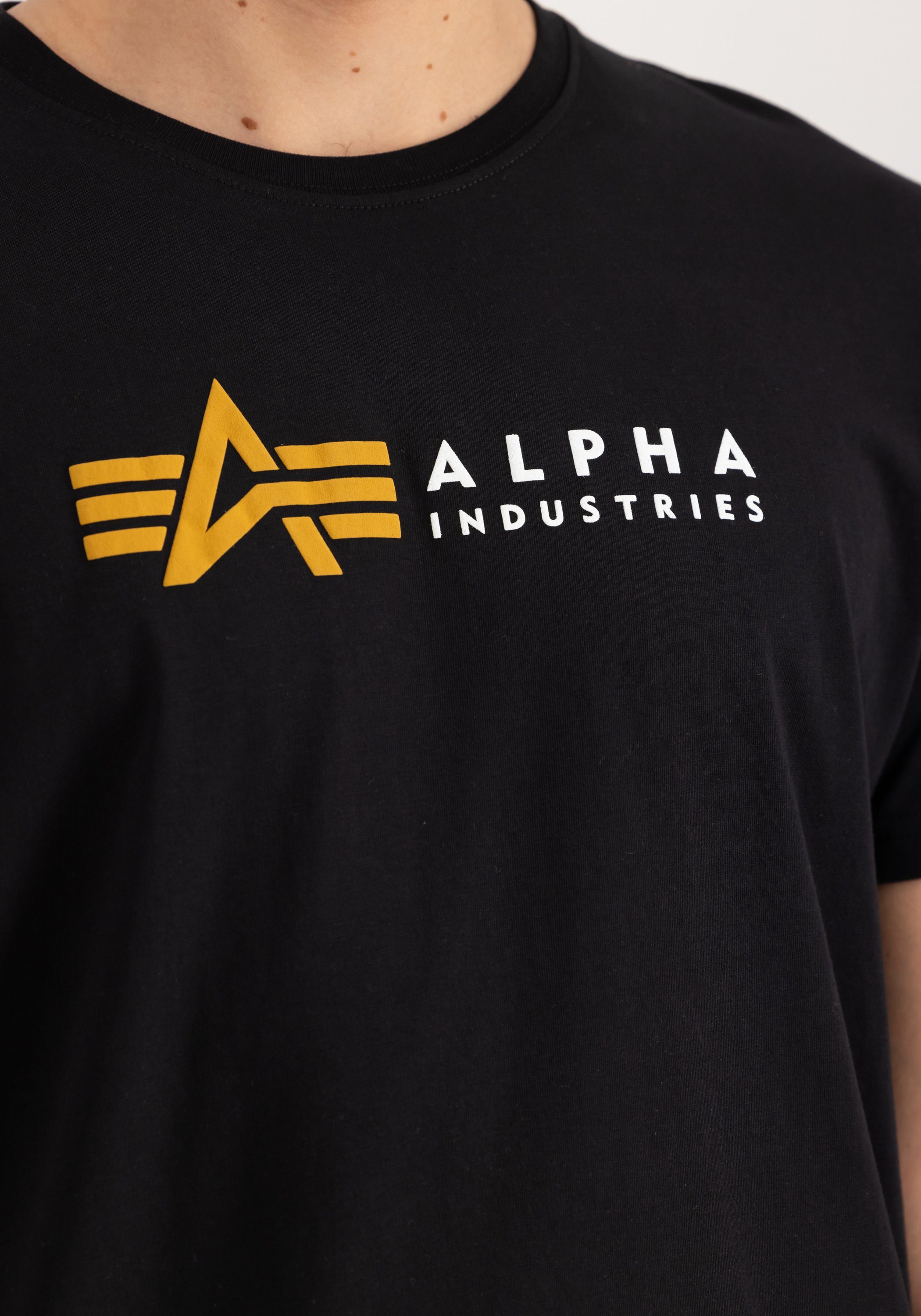 Alpha Industries T-shirt Alpha Industries Men - T-Shirts Alpha Label T Puff Print