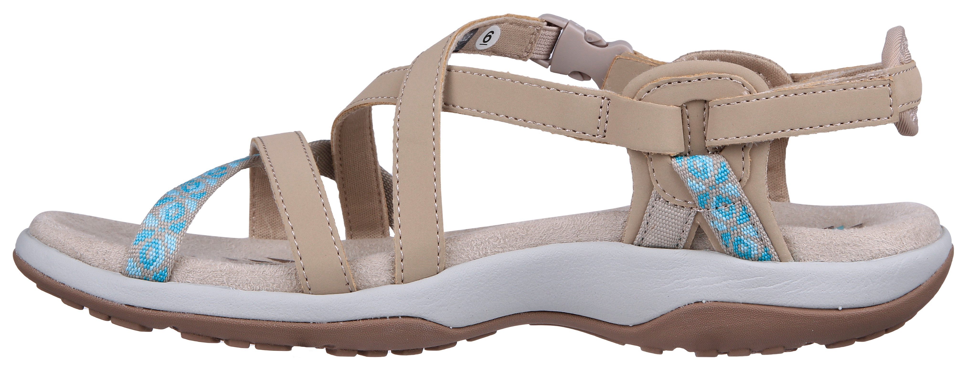 Skechers Sandalen RAGGAE-SLIM Trekking sandaal, outdoorschoen, sandaal met clipsluiting