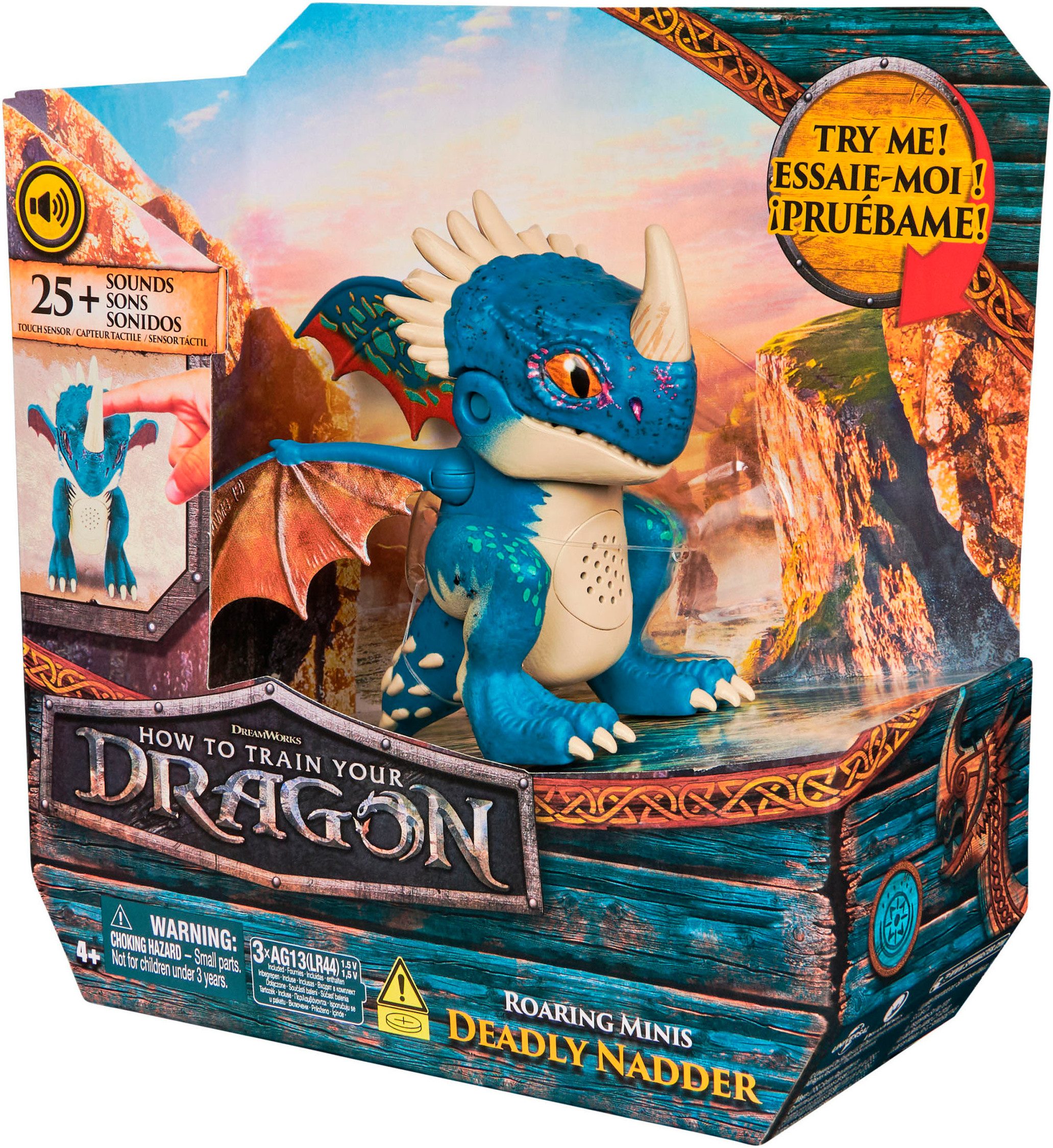 Spin Master Speelfiguur Dragons Movie - Interactieve mini-draken - Stormpijl