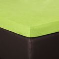 bettwarenshop hoeslaken topmatras hoeslaken elastisch met goede pasvorm (1 stuk) groen