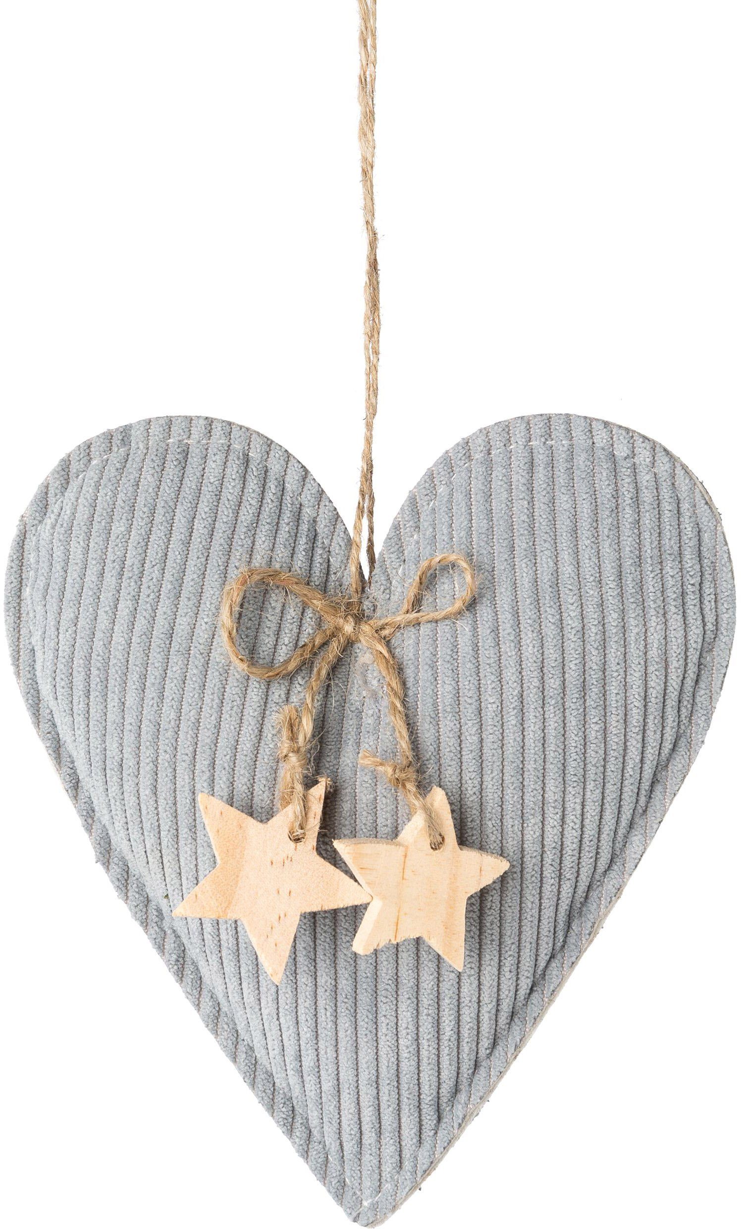 Creativ deco Boomversiering Kerstversiering, sierhangers 3 stijlen met afmetingen ca. 14x14x2,5/18x11,5x2,5/17,5x17,5x2,5 cm (6 stuks)