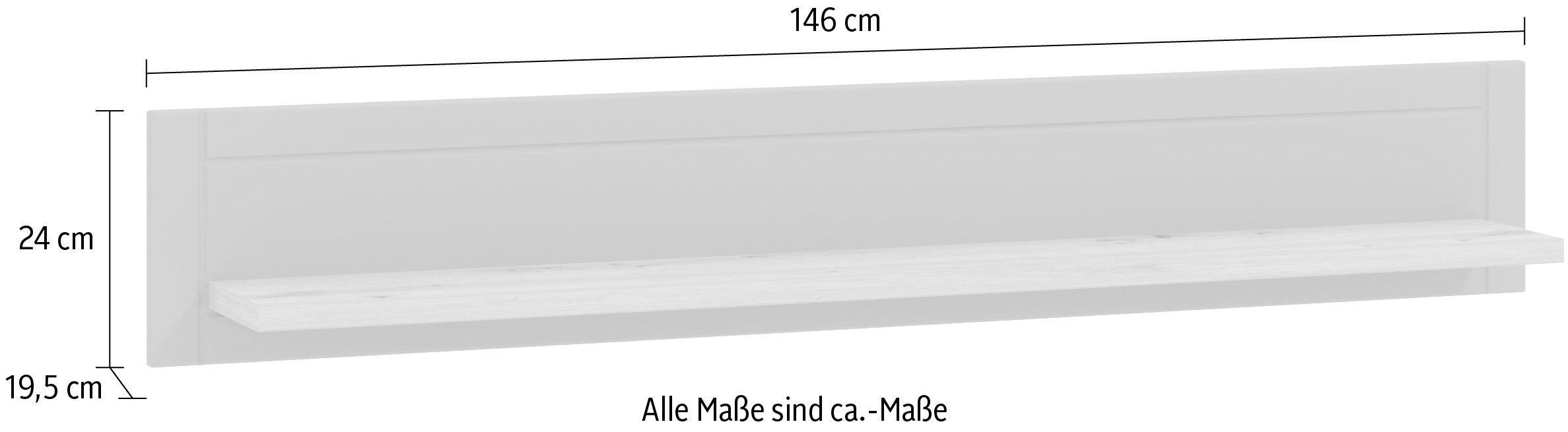 Home affaire Wandplank Valencia