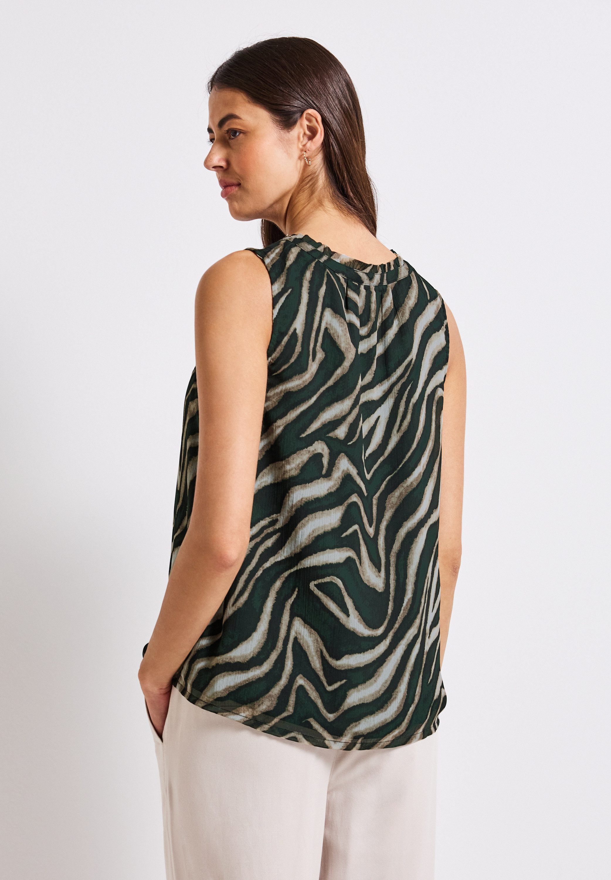 STREET ONE Top met grafische print