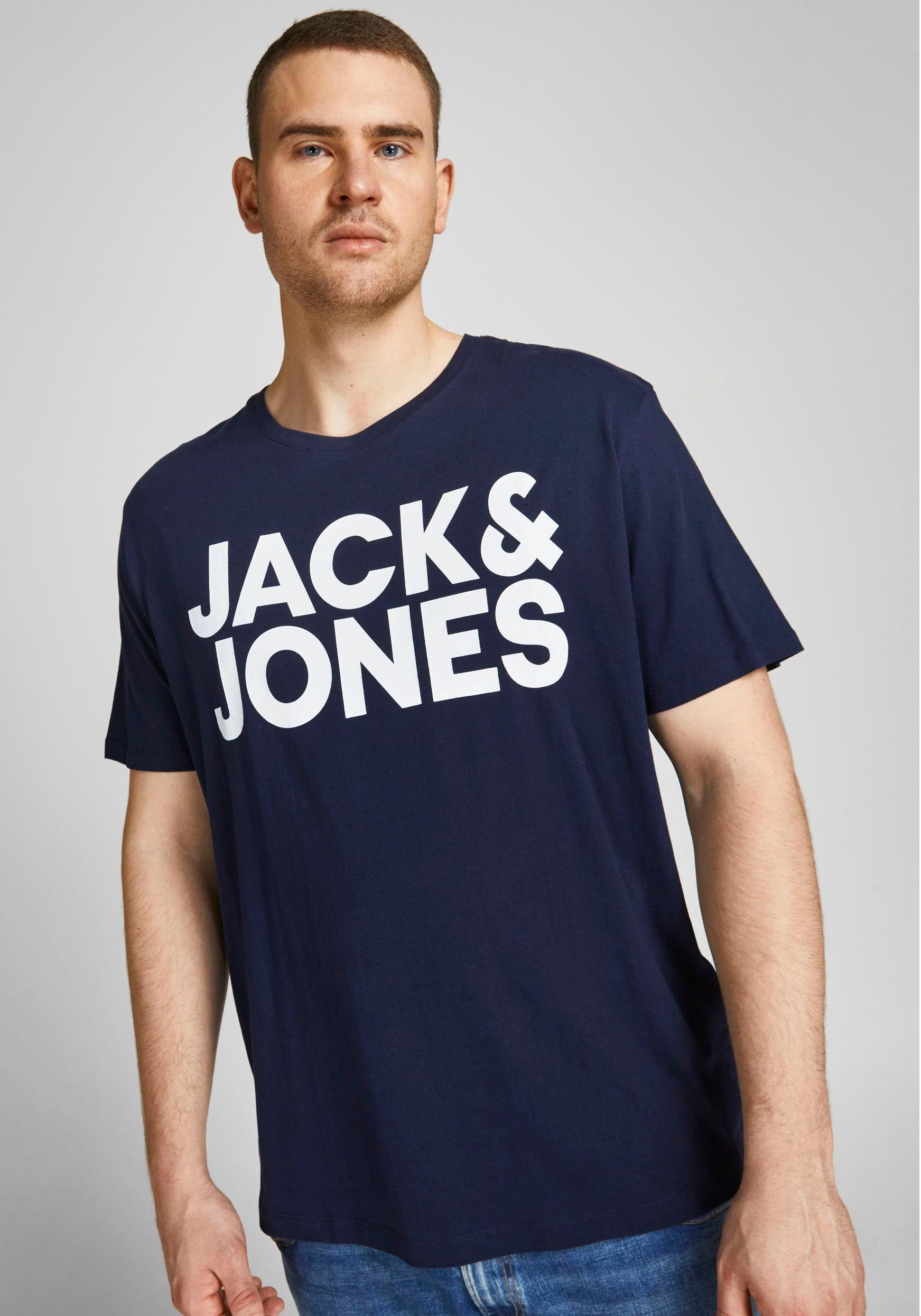 Jack & Jones PlusSize Shirt met ronde hals CORP LOGO TEE