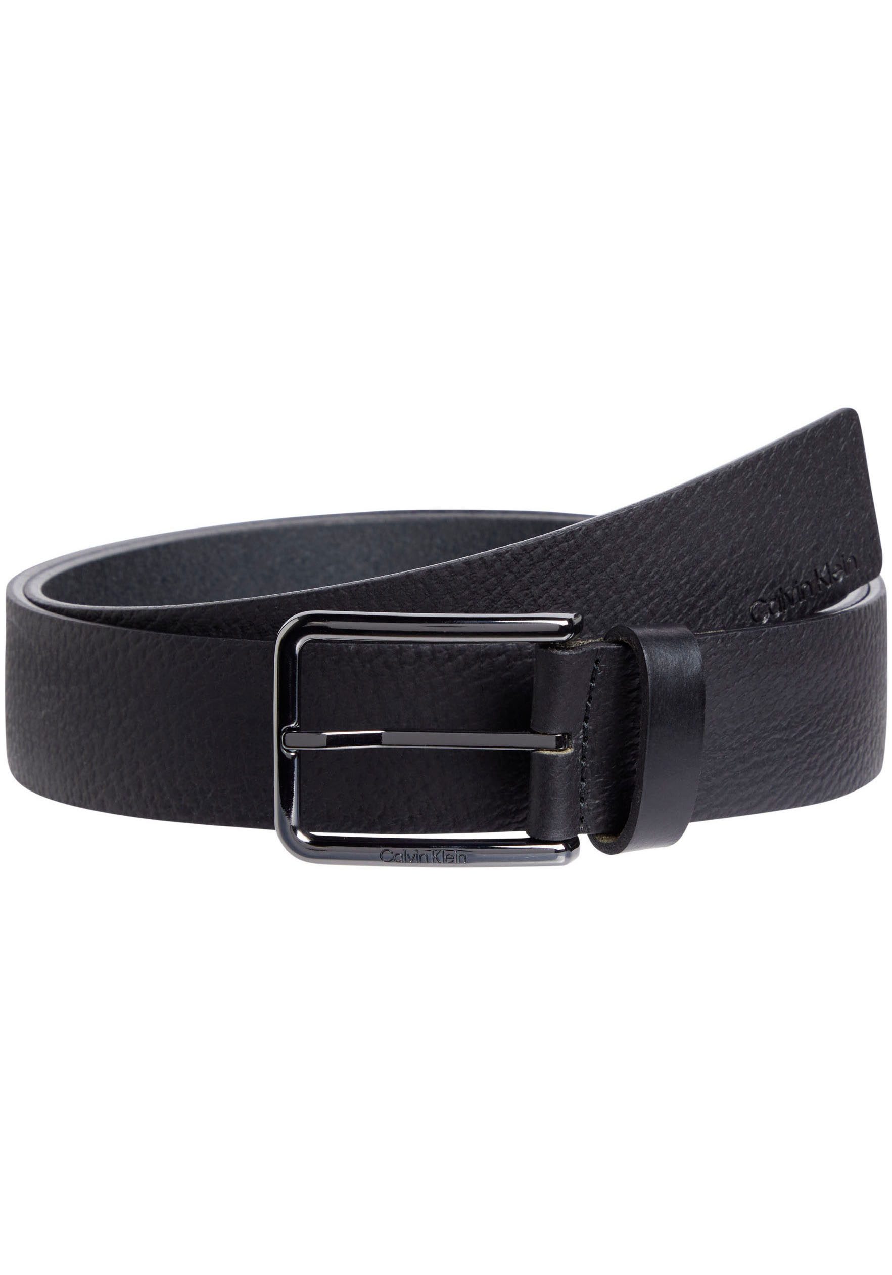 Calvin Klein Leren riem WARMTH PB 35MM Logoprint eenvoudige doornsluiting