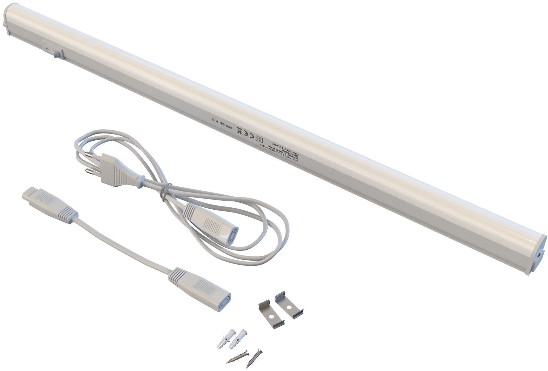 Briloner Leuchten Led-onderbouwverlichting 2-pack LED onderbouwlamp keuken, wit 2-delige set tafellamp draadloos 20 x 8 cm antraciet 2,5w