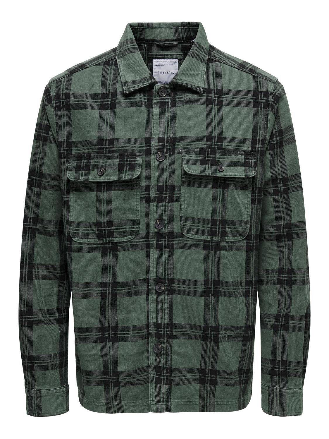 ONLY & SONS Overhemd met lange mouwen ONSOLIVER TWILL OVERDYE OVERSHIRT BF