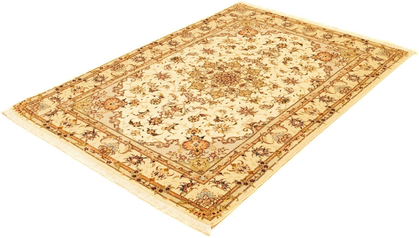 morgenland Vloerkleed Täbriz 50 Raj vloerkleed met de hand geknoopt beige handgeknoopt