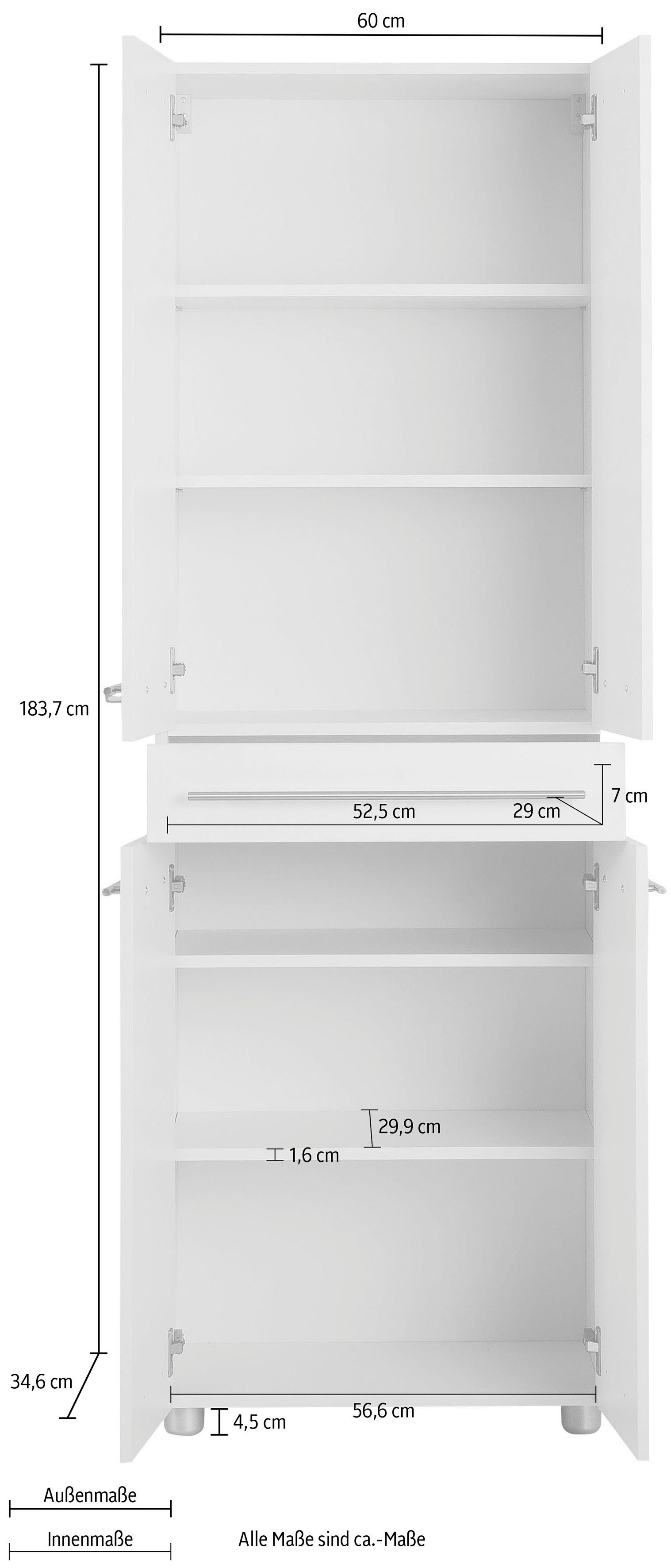 OPTIFIT Hoge kast Bern