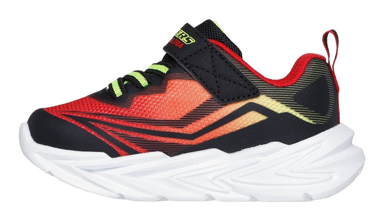 Skechers Babyschoentjes FLEX-GLOW ULTRA LIGHTS , blink-klittenbandschoen om in te glijden, neon, maat sjabloon om te downloaden