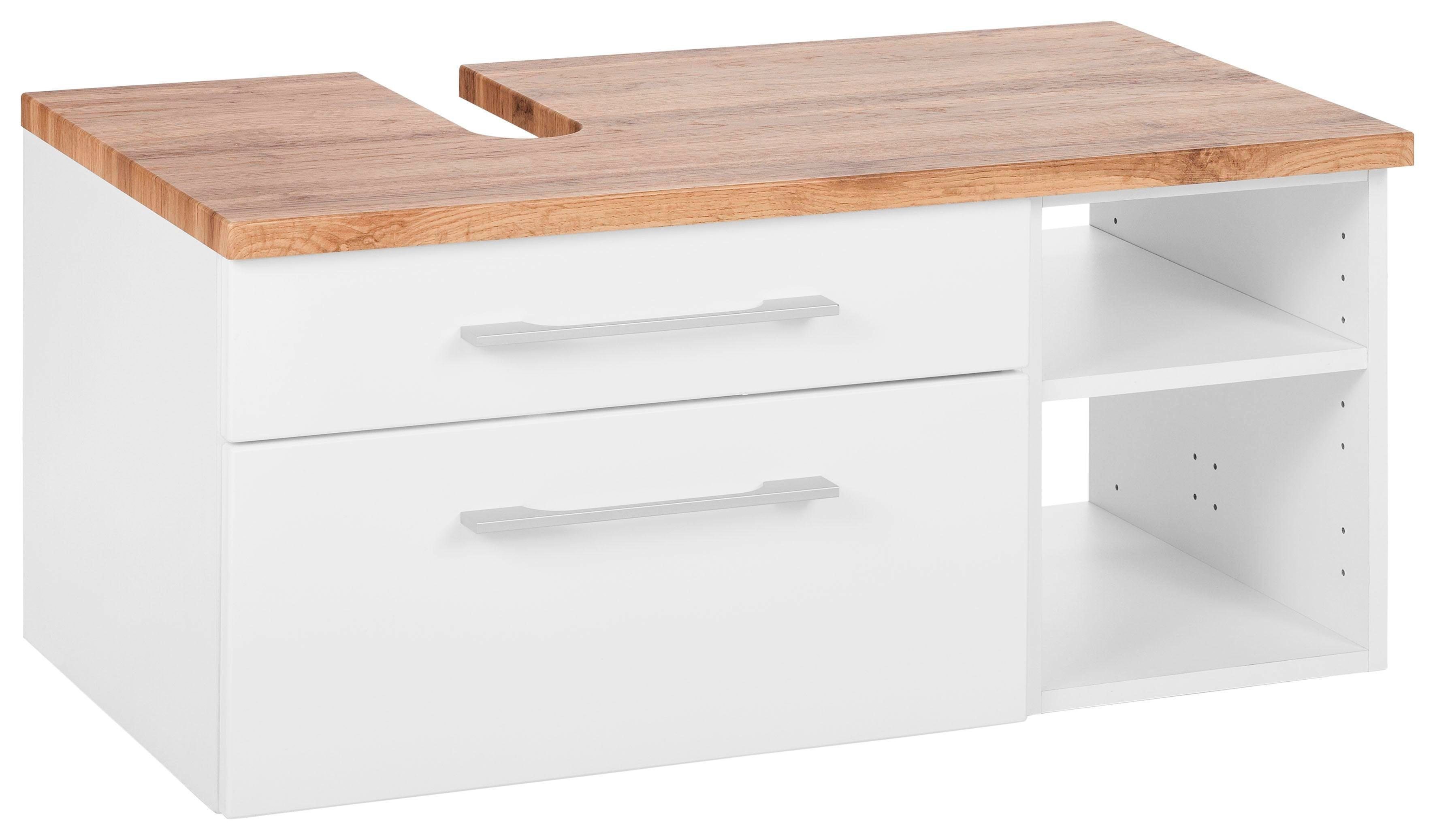 welltime Wastafelonderkast Davos Breedte 90-130 cm