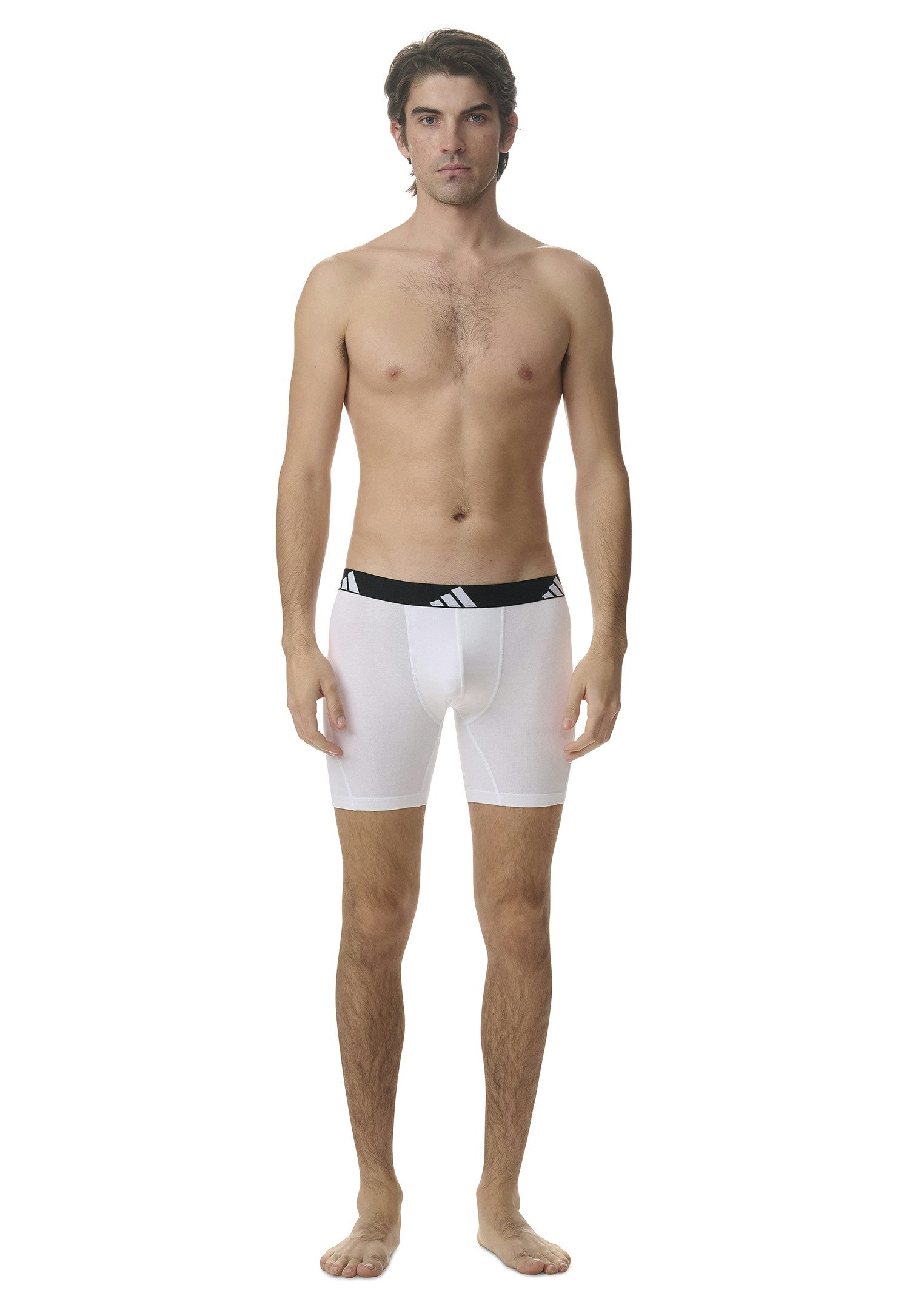 adidas Sportswear Boxershort Active Flex Cotton met iets langere pijp (Set van 3)