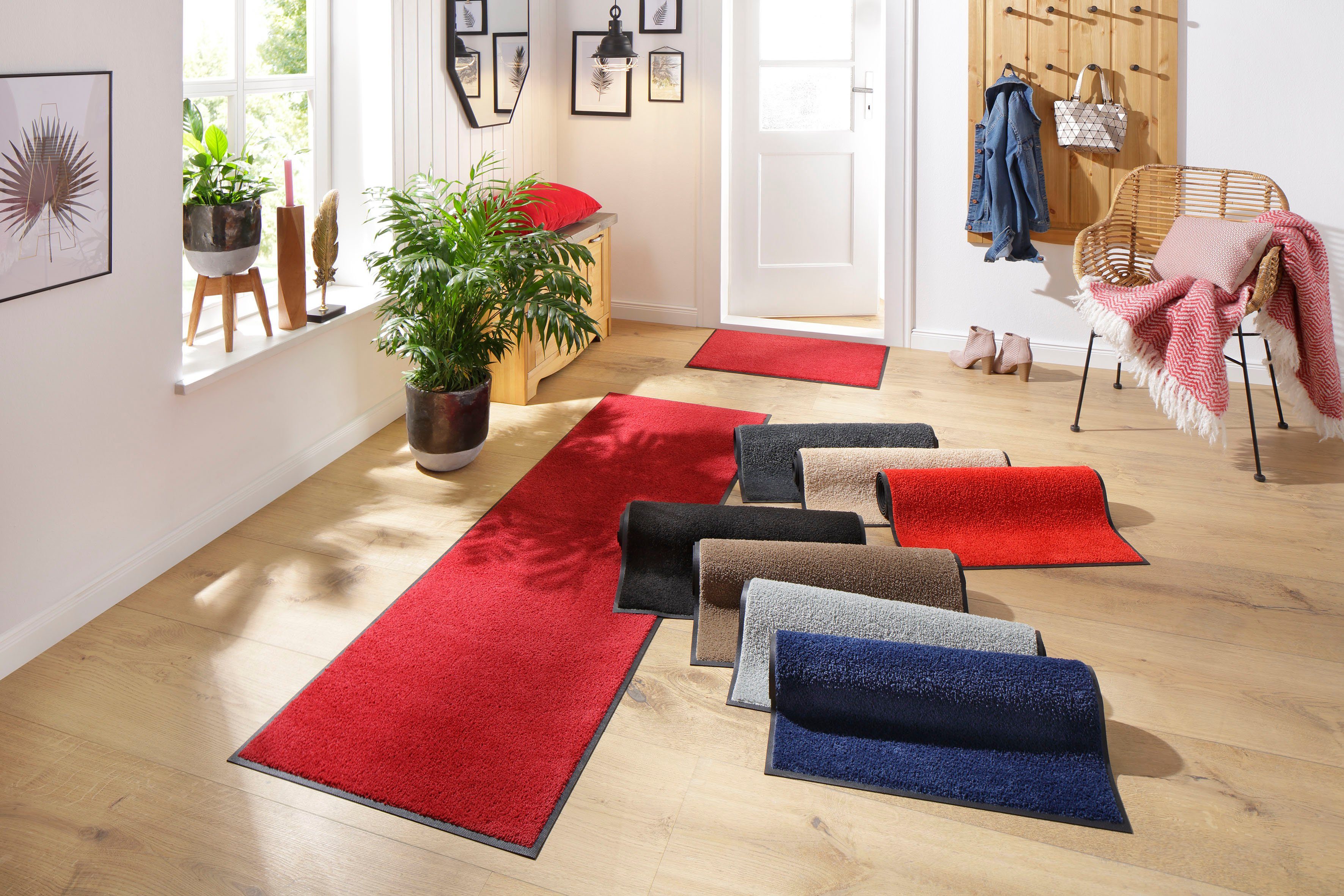 my home Loper LAVEA Loper, loper, brug, inloopmat, unikleuren, wasbaar