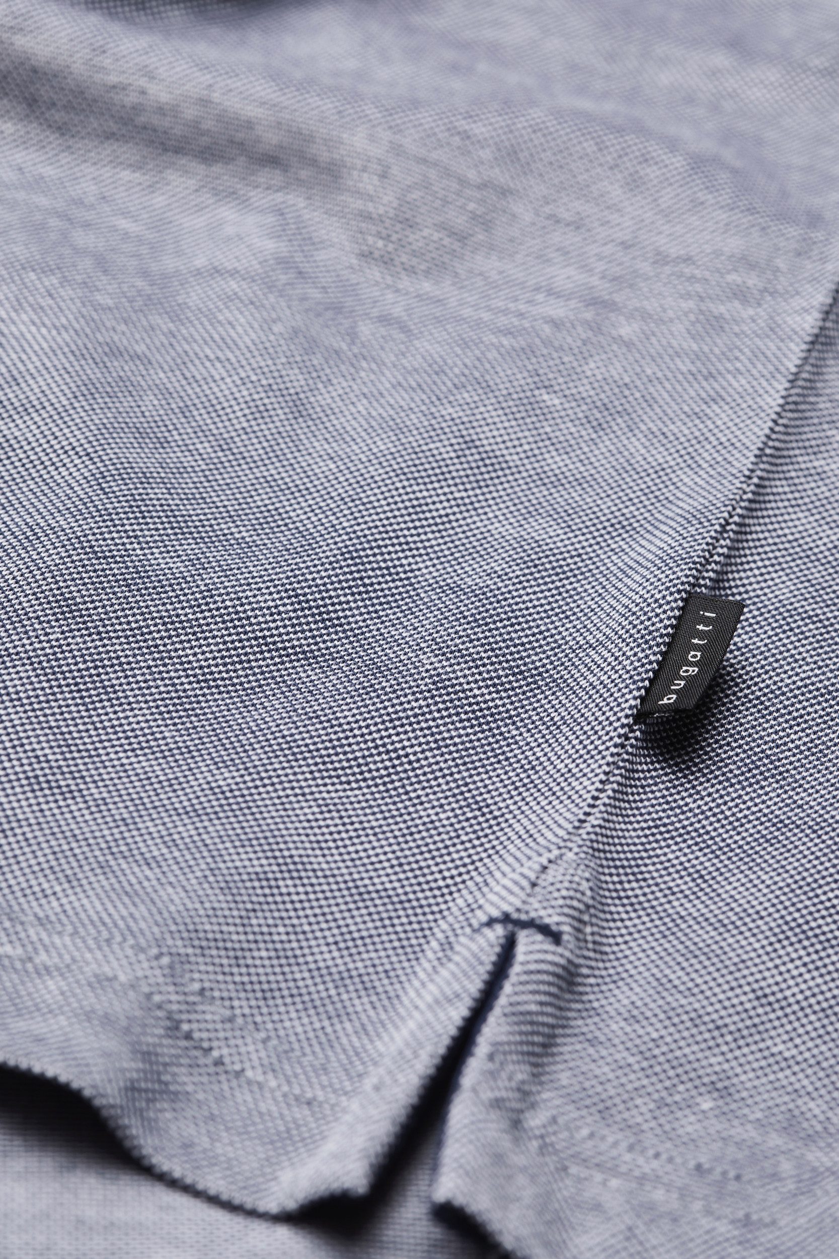 Bugatti Poloshirt met contraststrepen