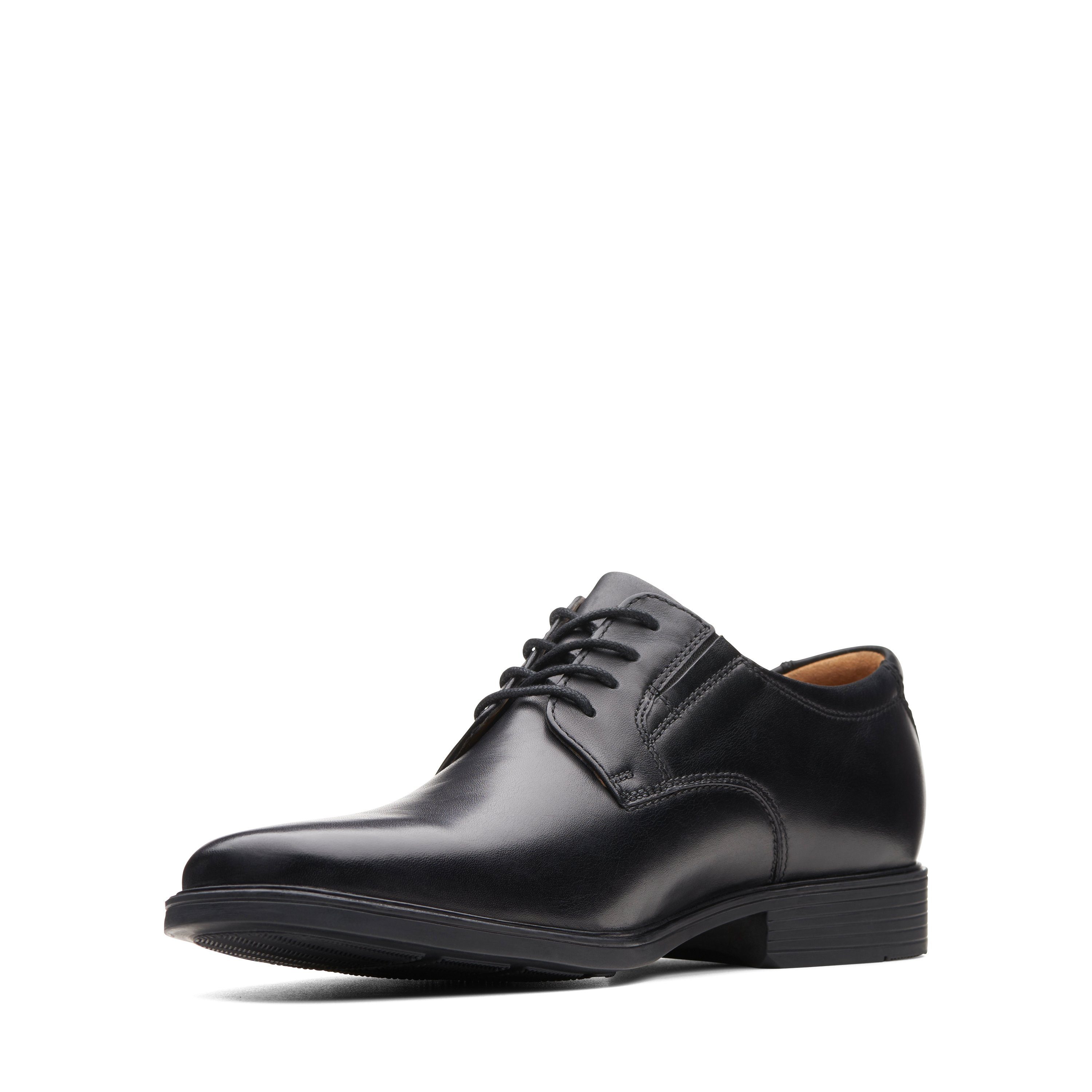 Clarks Veterschoenen Tilden Plain Vrijetijdsschoen, lage schoen, veterschoen met comfortabel voetbed