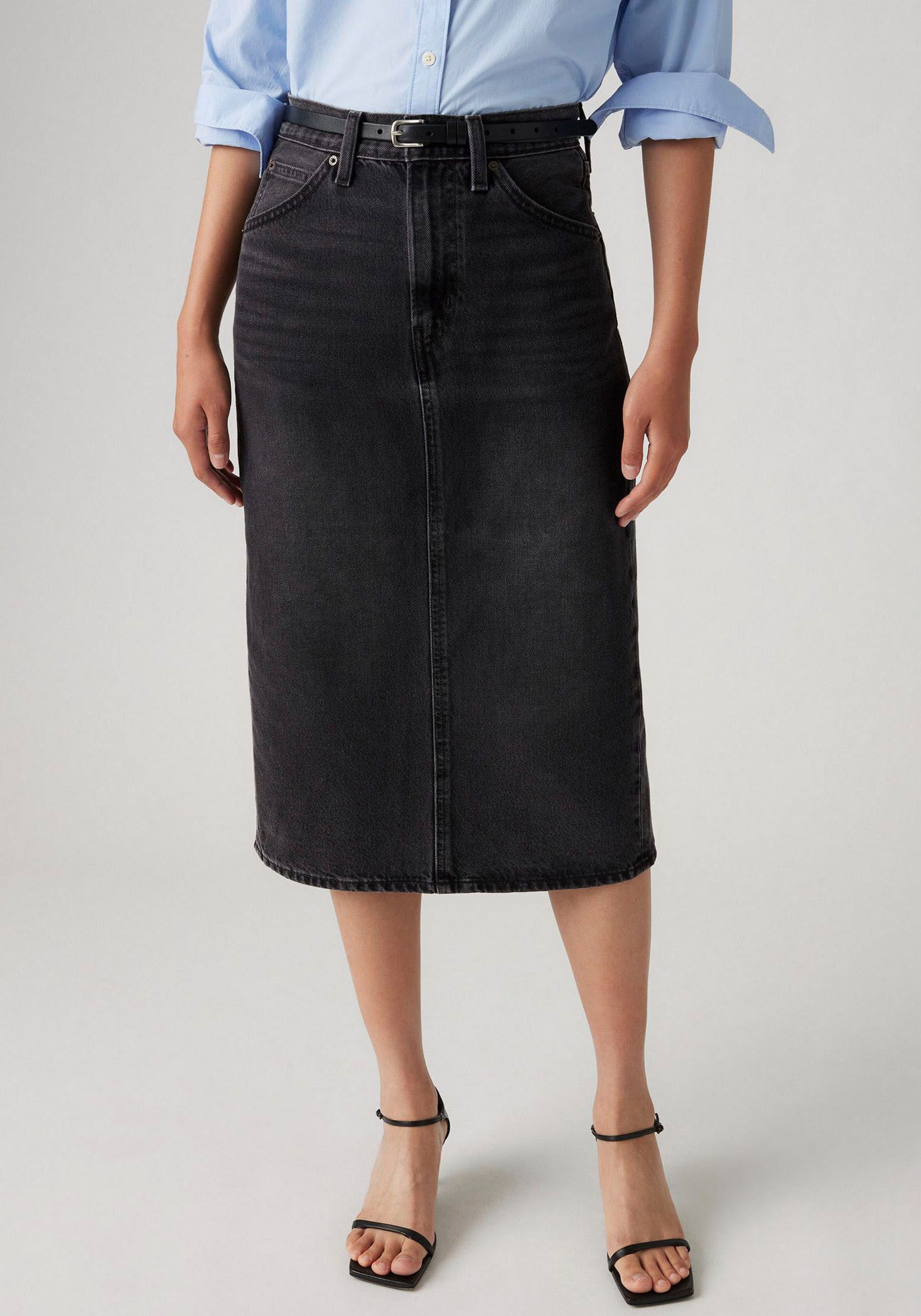 Levi's® Jeans rok HR BACK SLIT SKIR