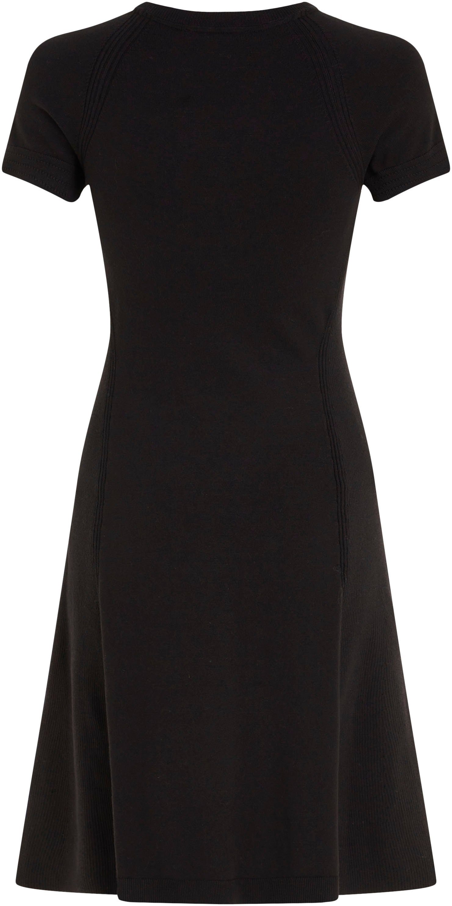 Tommy Hilfiger Jerseyjurk CO JERSEY STITCH F&F DRESS met logoborduursel op borsthoogte