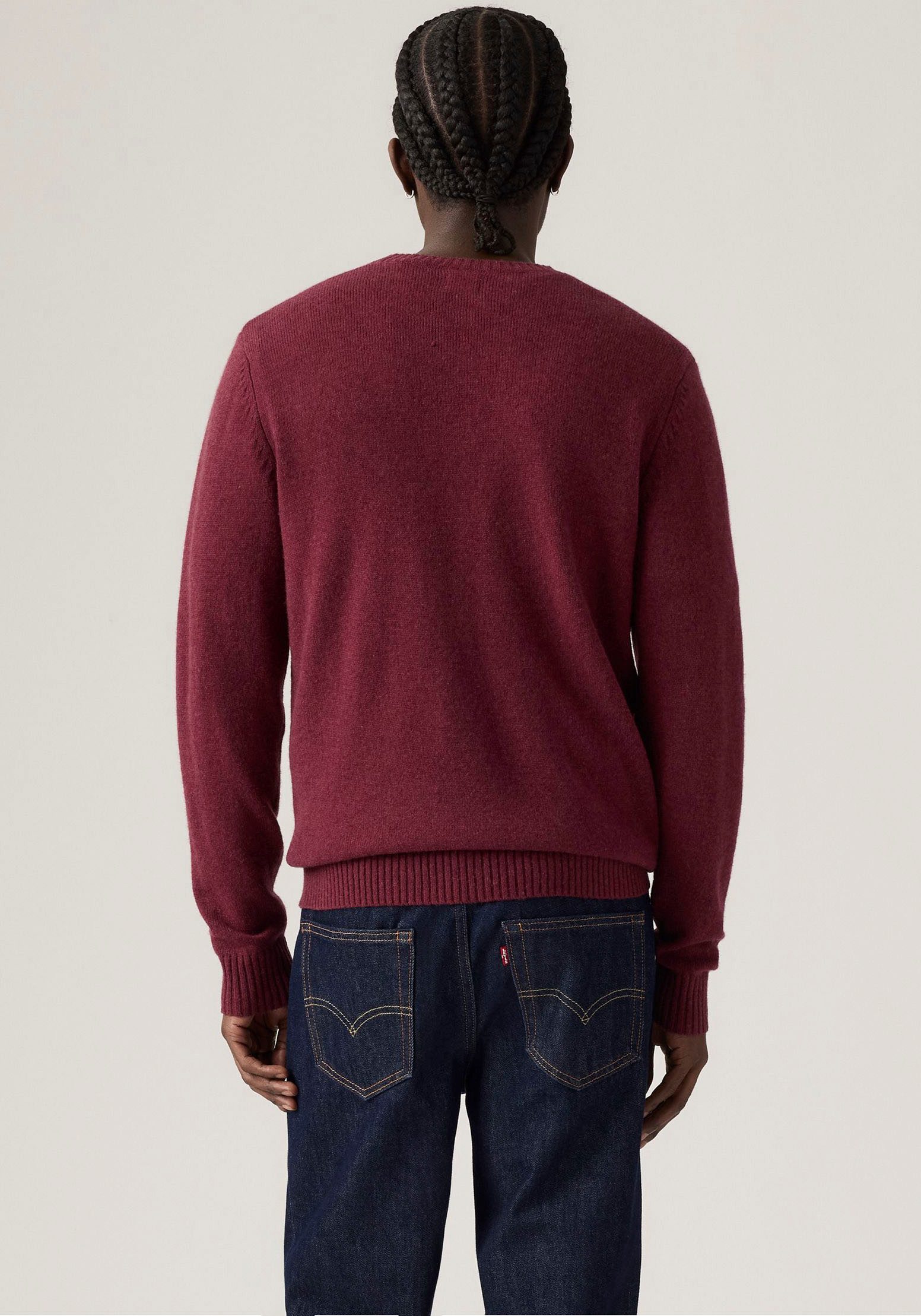 Levi's® Wollen trui ORIGINAL HM SWEATER in klassieke ronde halsvorm