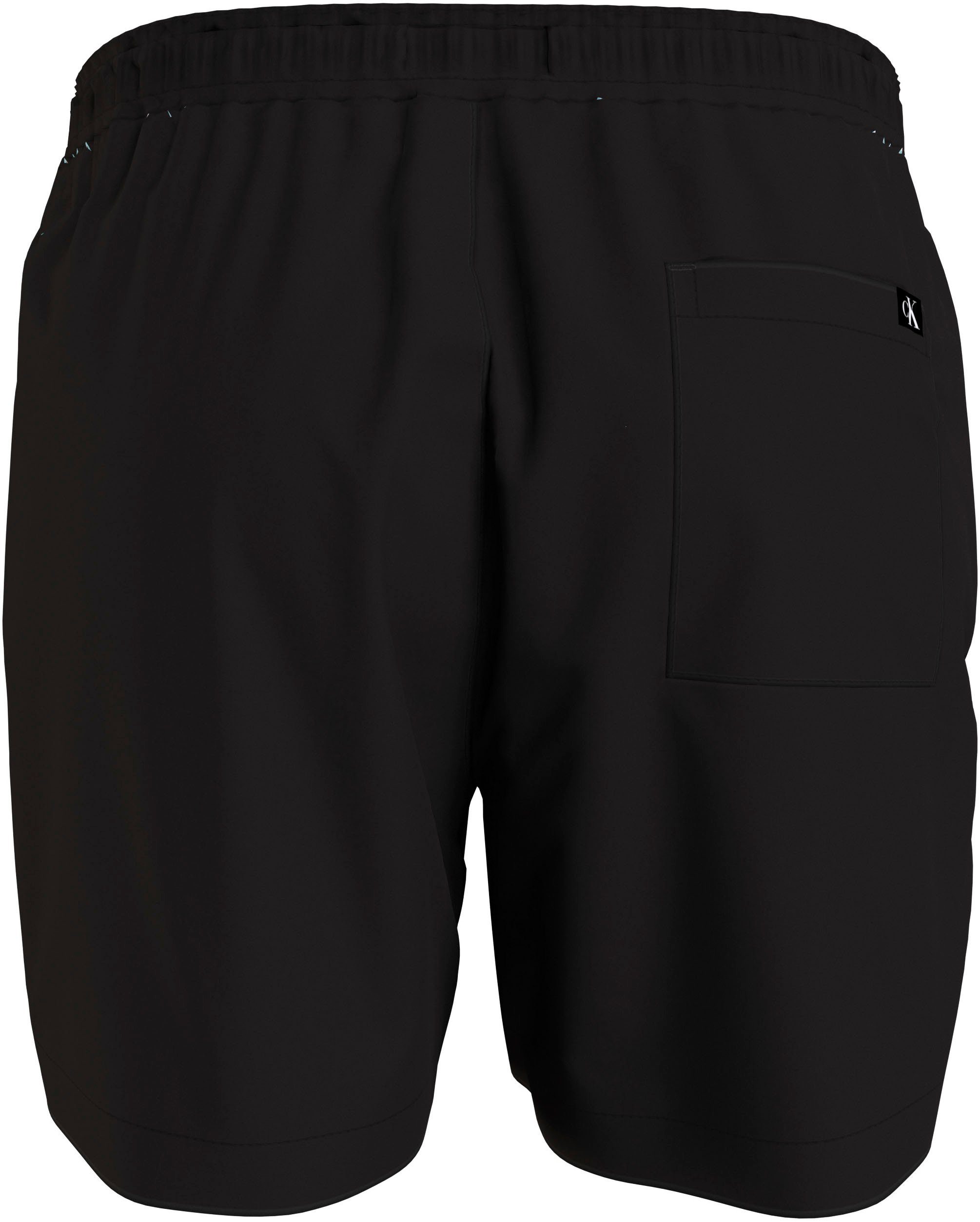 Calvin Klein Swimwear Zwemshort MEDIUM DRAWSTRING met contrastkleurig logo