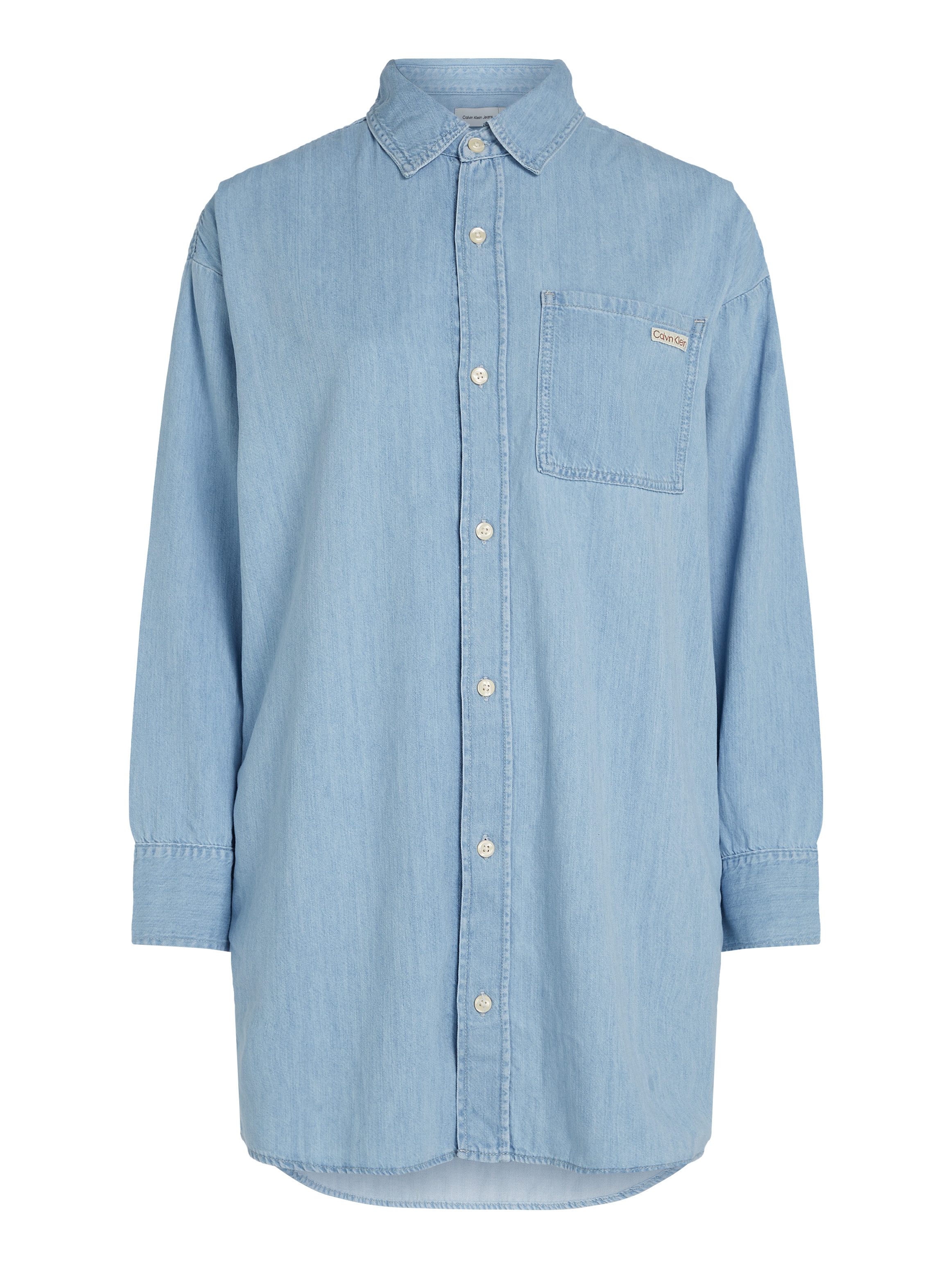 Calvin Klein Jeans jurk TENCEL LOOSE SHIRT DENIM DRESS