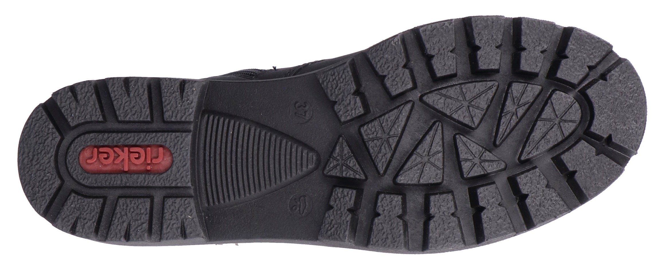 Rieker Veterlaarsjes , veterschoenen, outdoorankle boots met robuuste profielzool