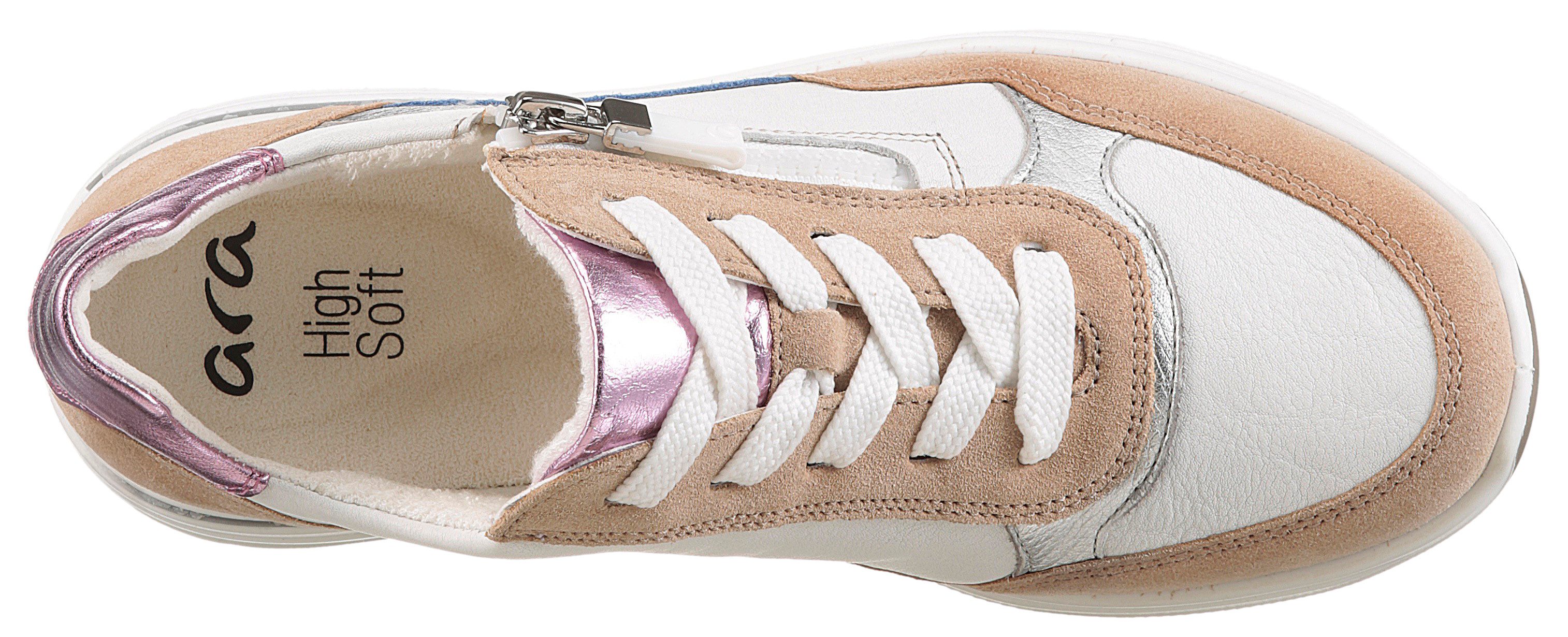 Ara Sneakers met sleehak Garda , sleehaksneaker, sleehaksneaker met verwisselbaar voetbed in h-breedte