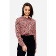 garcia klassieke blouse b10030 - 2628-fiery pink met bloemenprint all-over roze