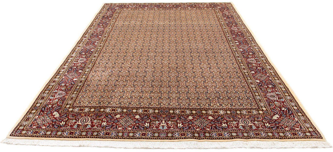 morgenland Wollen kleed Rafsanjan medaillon Blu scuro 360 x 265 cm Uniek exemplaar met certificaat