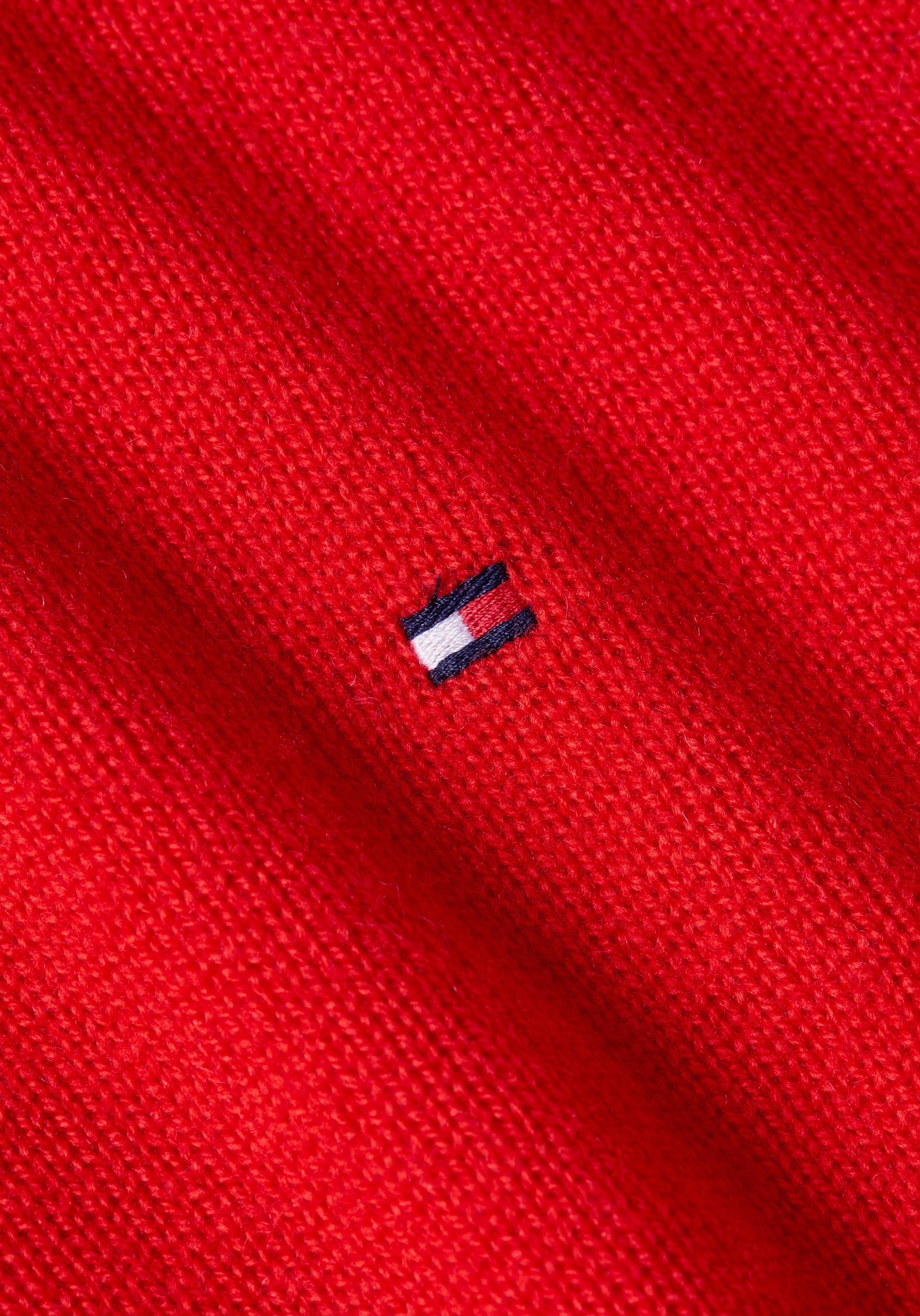Tommy Hilfiger Gebreide trui met geborduurd logo