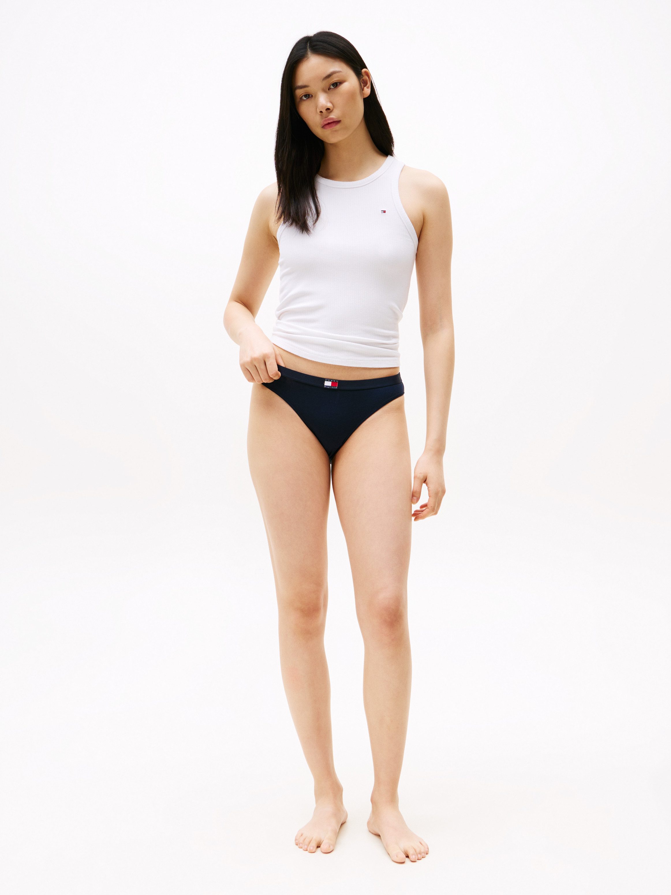 Tommy Hilfiger Underwear Bikinibroekje 3 PACK BIKINI met geribbelde structuur, logo (3 stuks)