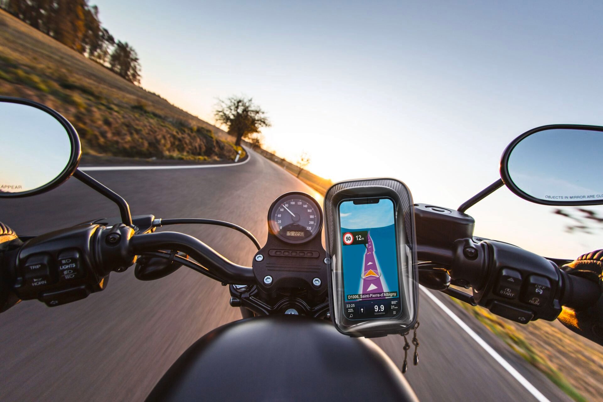 Cellularline Gsm-houder Waterdichte telefoonhouder voor motorfiets, fiets