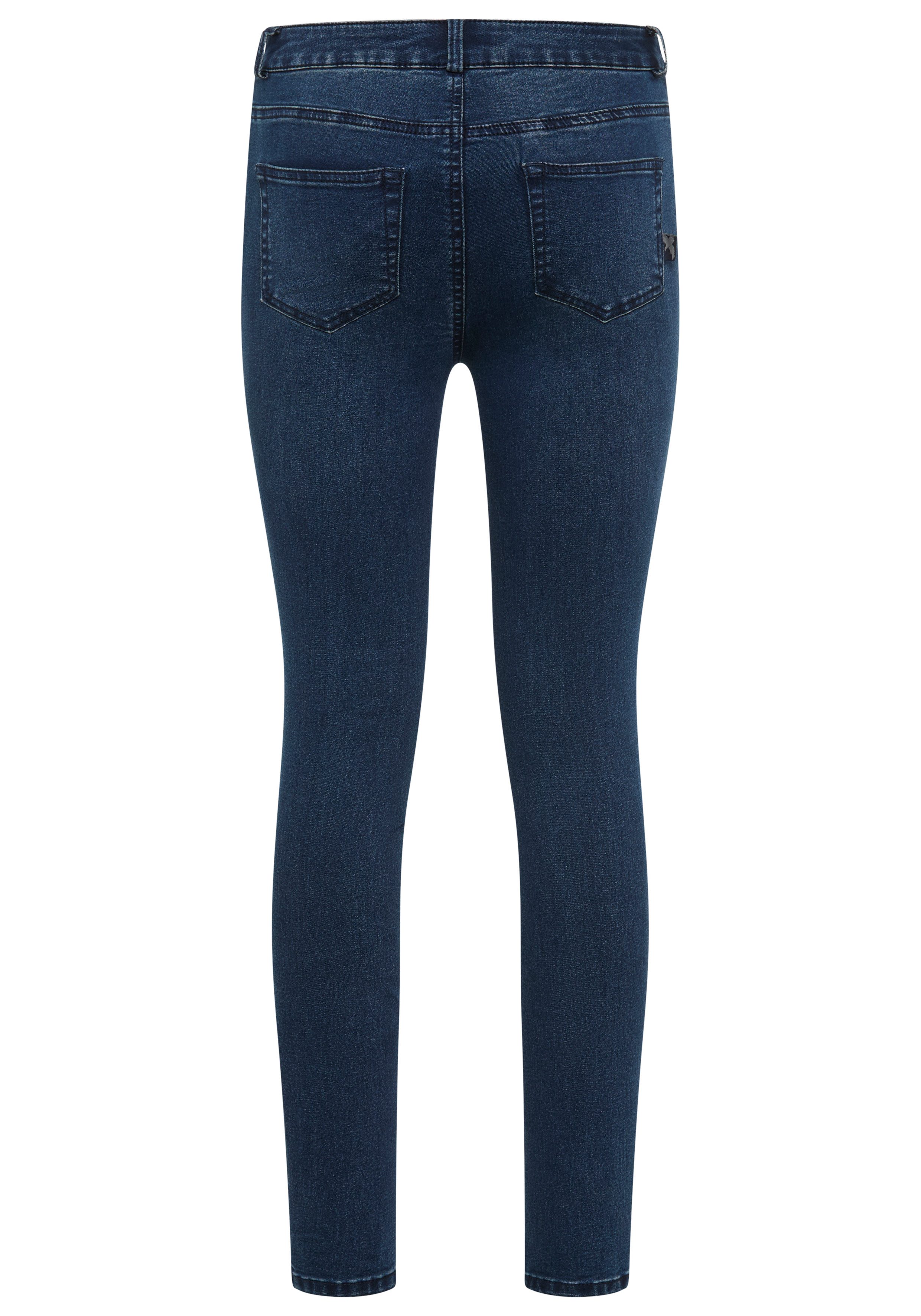 Arizona Skinny fit jeans Ultra Stretch extra-strak gesneden pasvorm, modieuze used-wassing