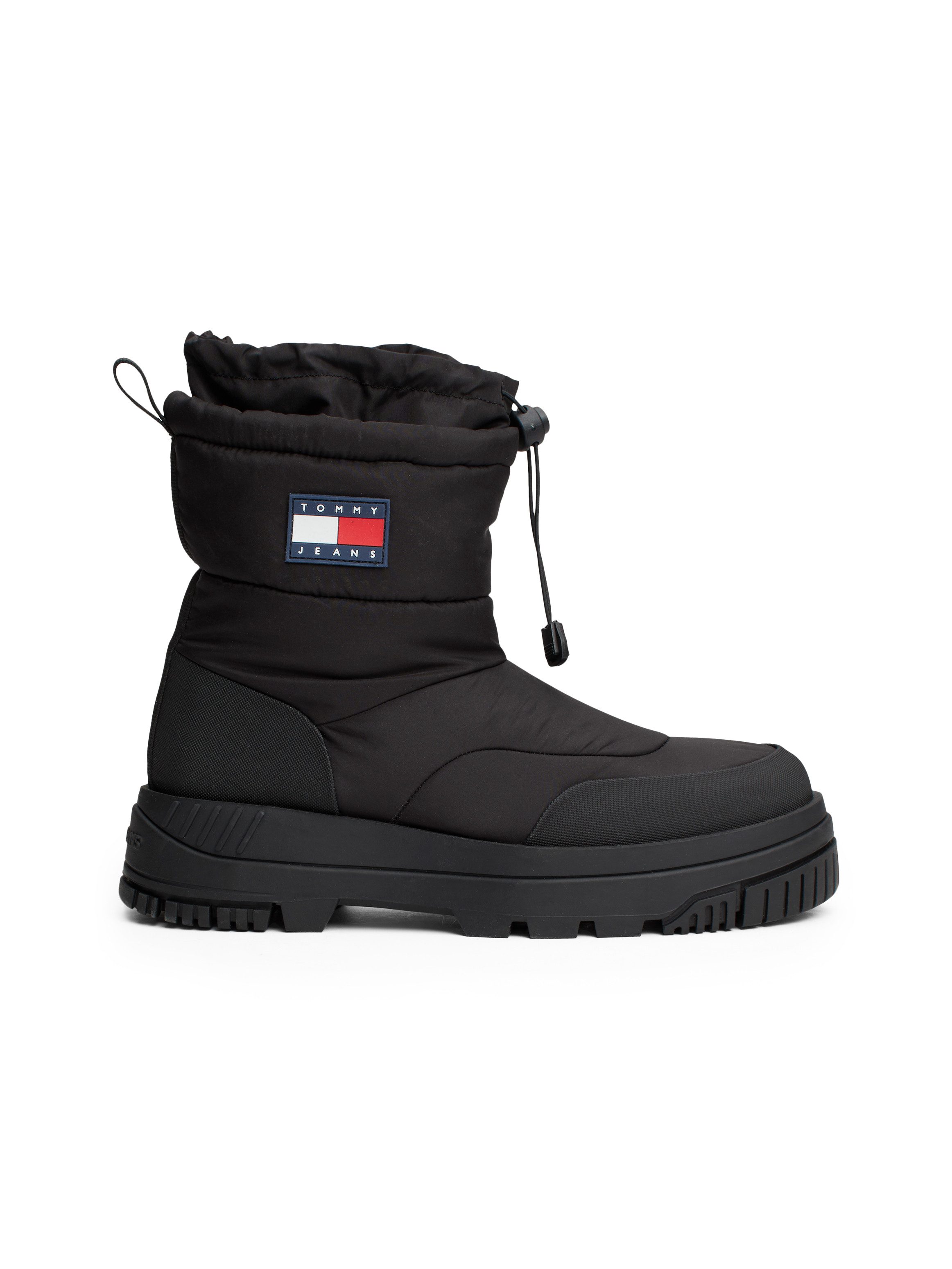 TOMMY JEANS Snowboots TJM SNOW BOOT , plateau, sneeuwschoenen, outdoorschoen, laarzen om in te stappen, smalle vorm