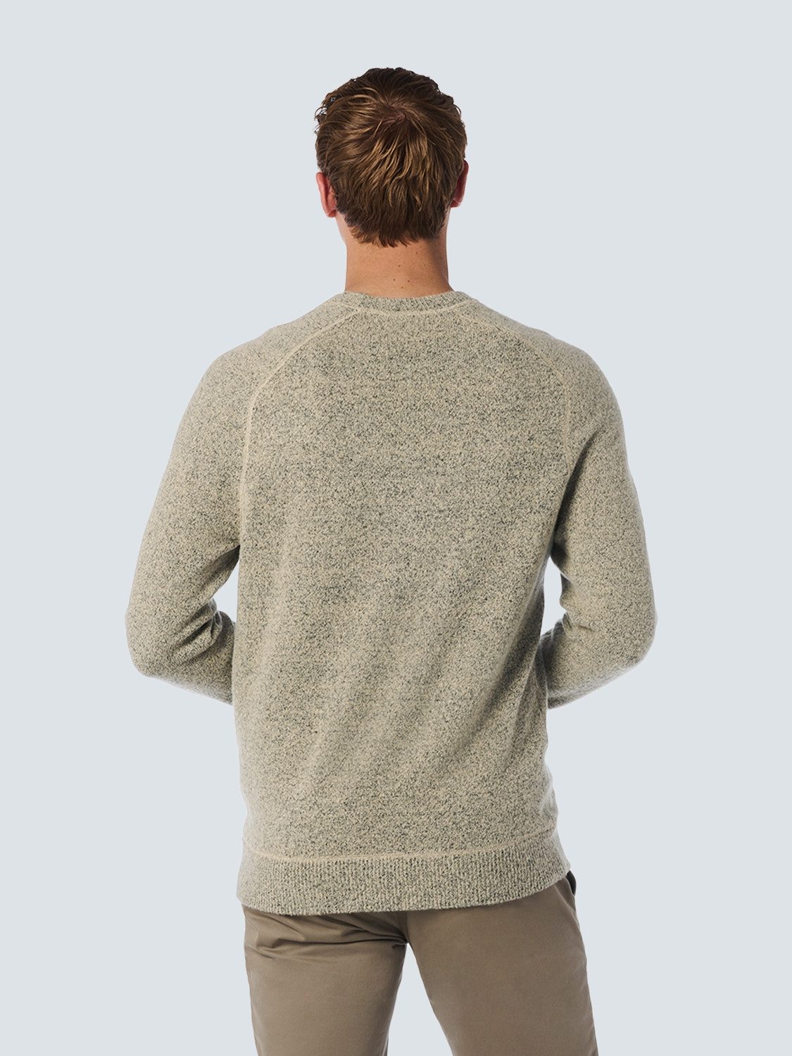 NO EXCESS Gebreide trui in gemêleerde look